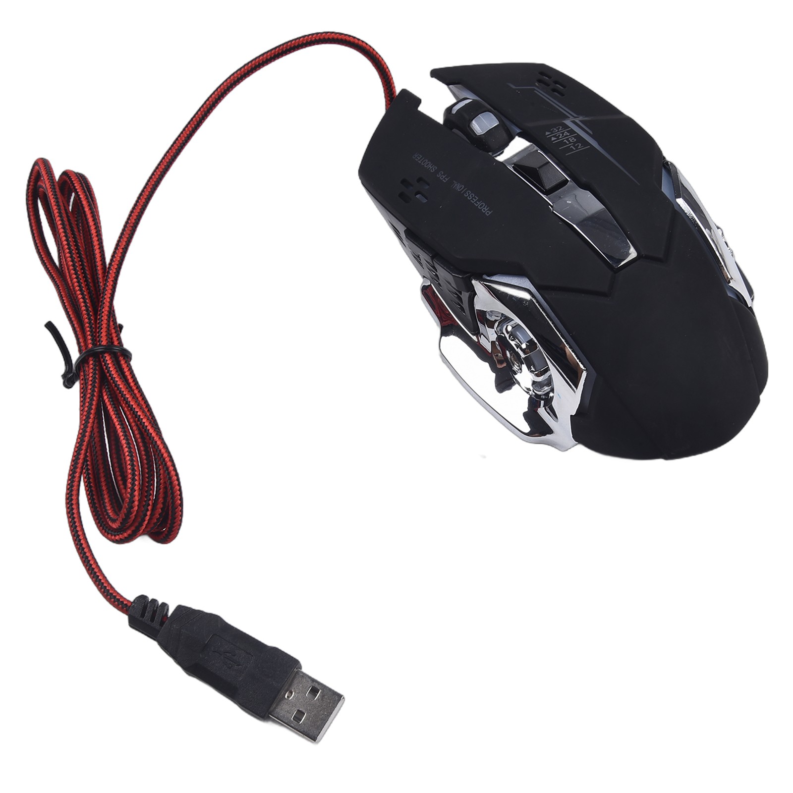 RGB Lighting Wired Gaming Mouse with Ergonomic Design for Enhanced Comfort - Picture 18 of 24