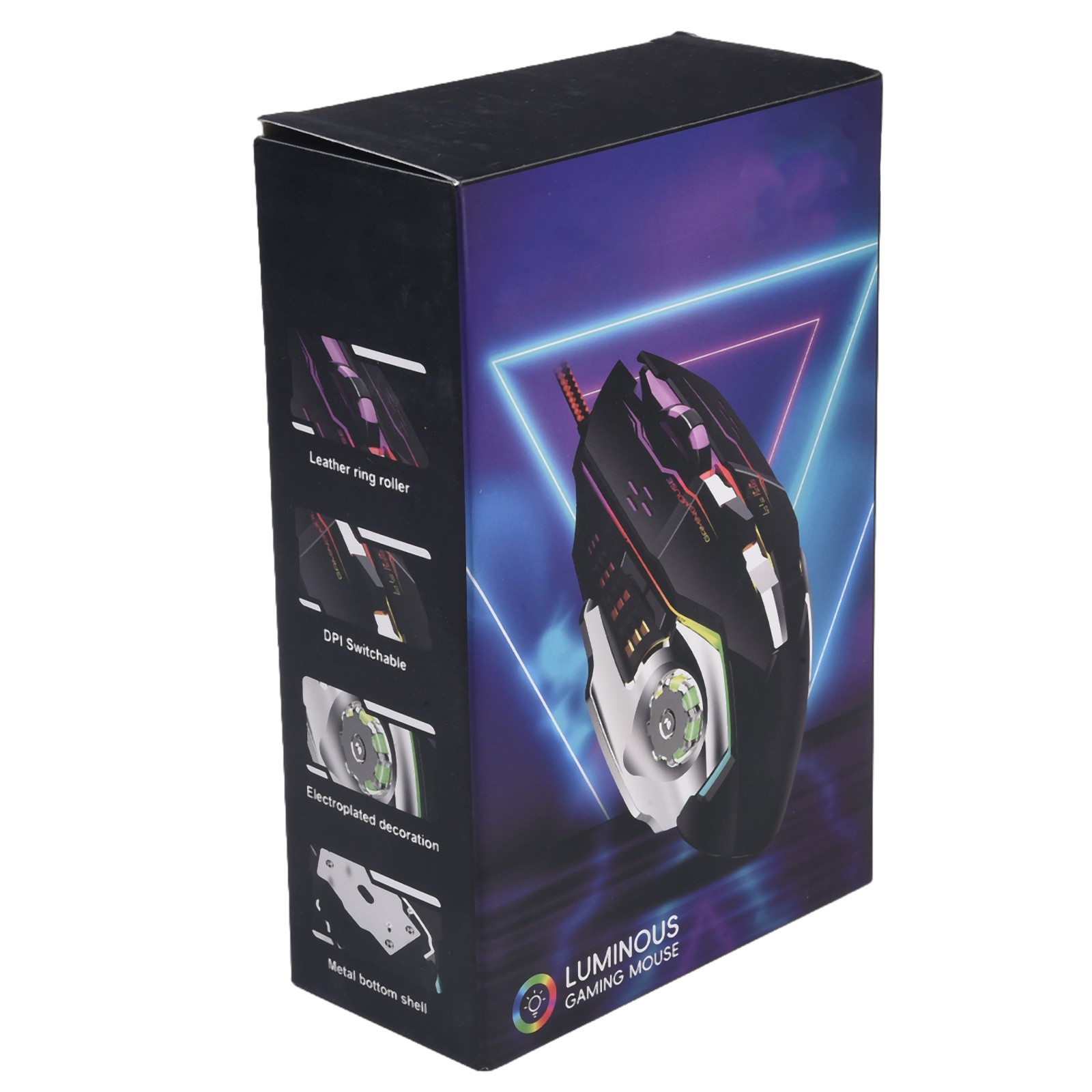 RGB Lighting Wired Gaming Mouse with Ergonomic Design for Enhanced Comfort - Picture 19 of 24