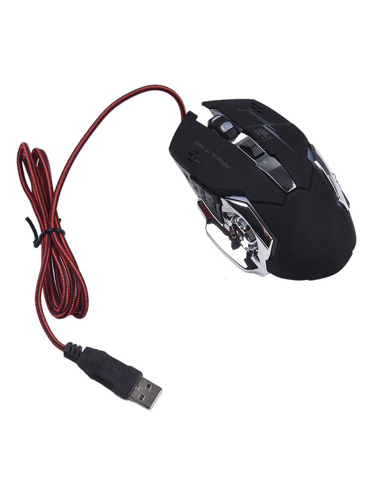 RGB Lighting Wired Gaming Mouse with Ergonomic Design for Enhanced Comfort - Picture 22 of 24