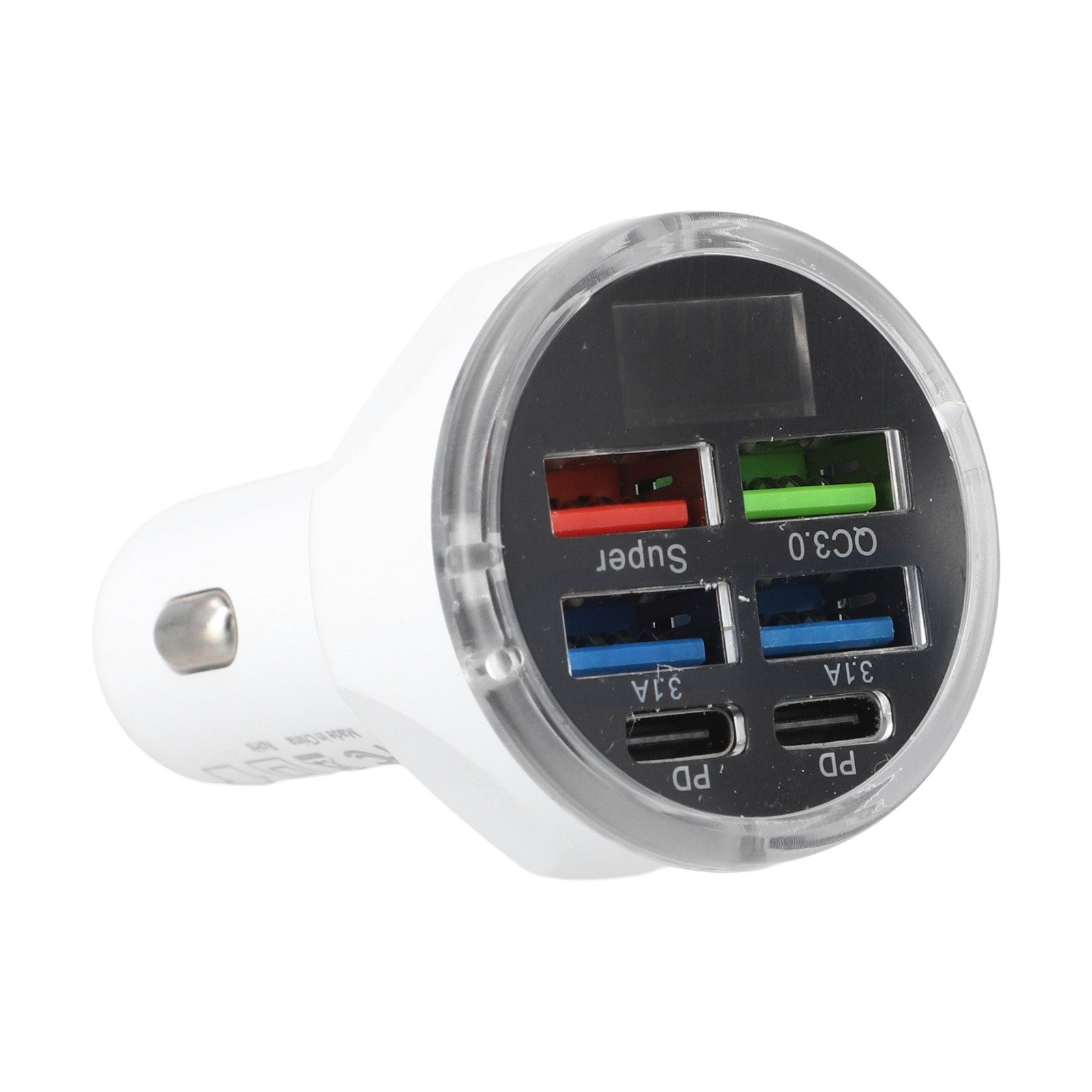Multi Port Car Charger with LED Display Fast Charging for Multiple Devices - Bild 28 von 33