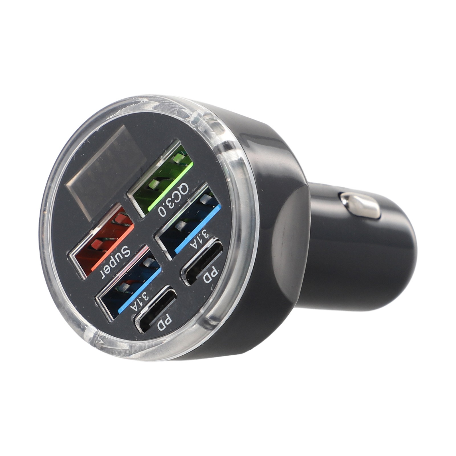 Charge rapide chargeur de voiture USB 6 ports avec ��cran LED et shunt intellige - Photo 20 sur 33