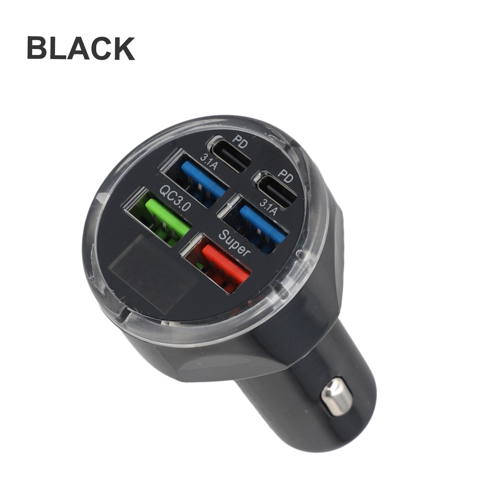 Chargeur Voiture USB Multi Port Design Fonctionnel avec Capacité de Charge Rapi - Photo 13 sur 33