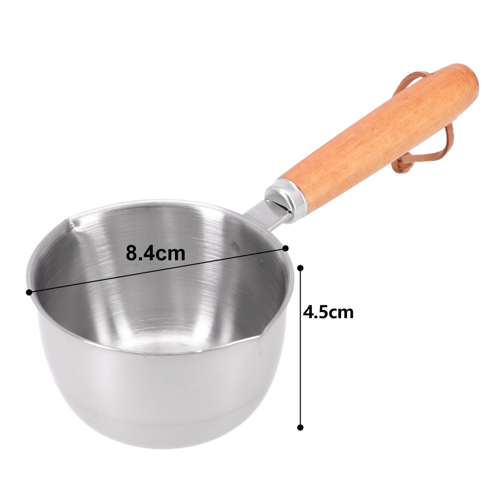 Small Stainless Steel Hot Sauce Pan Perfect for Melting Butter and More