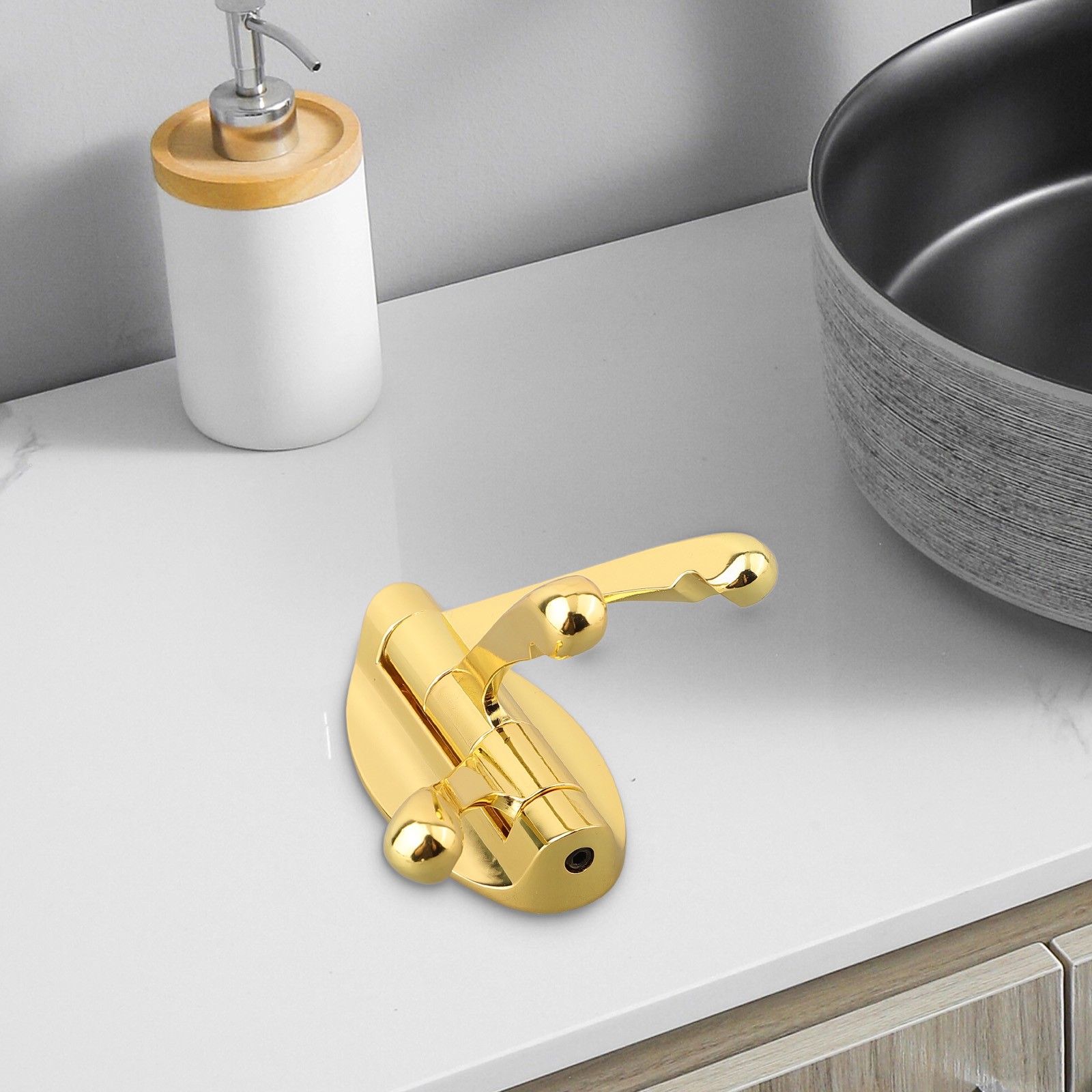 Faltbarer Wandhalterung Handtuchhaken für Badezimmer Zuhause Wohnmobil Flexible - Bild 15 von 36