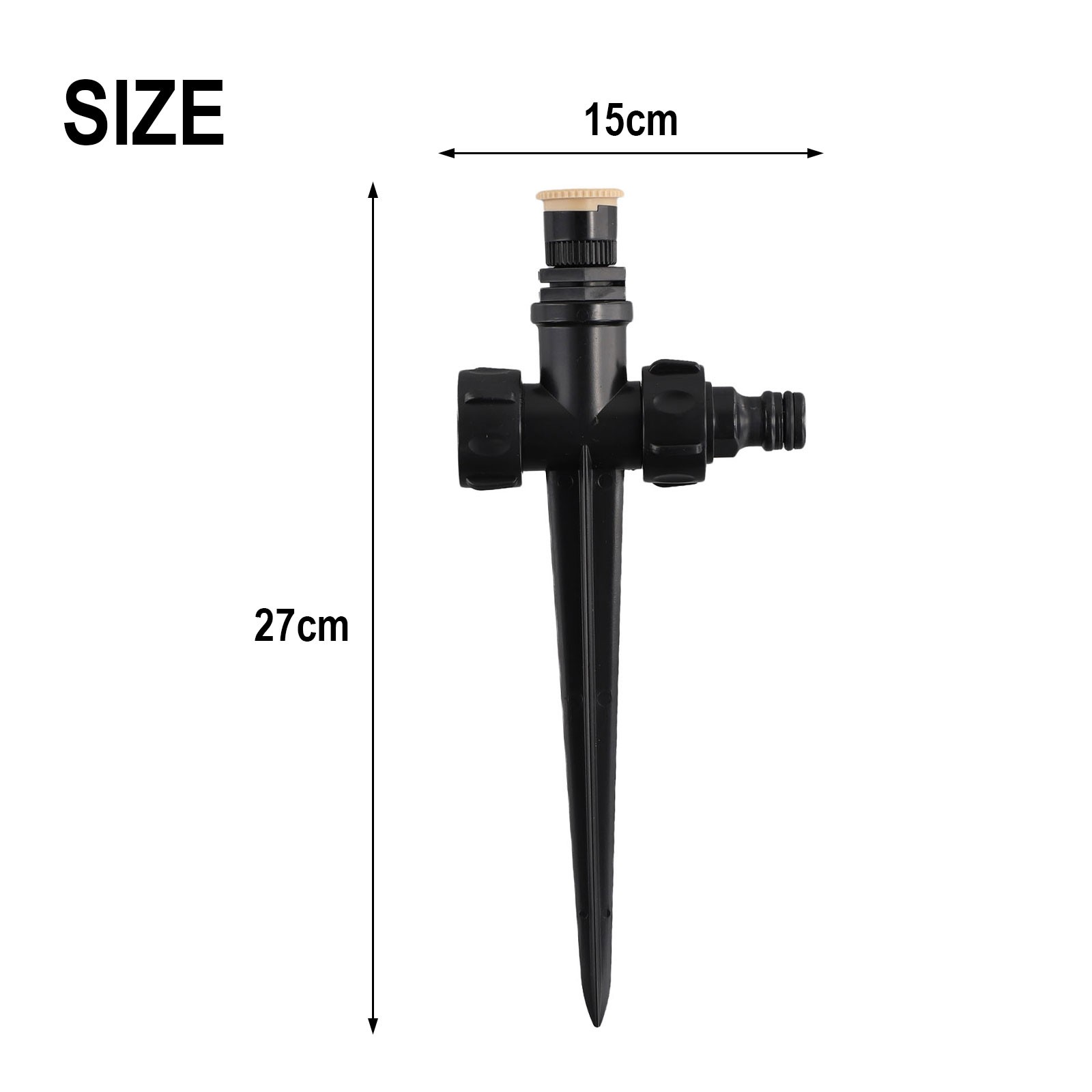 Multi Adjustable Garden Sprinkler with Degree Rotation for Wide Coverage