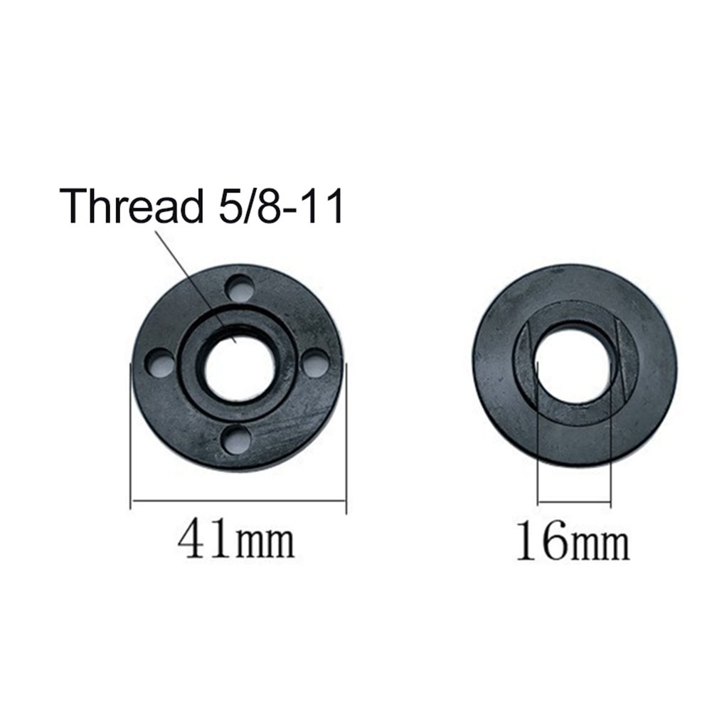 Heavy Duty Angle Grinder Metal Flange Nut Set Inner Outer Pressure Plate