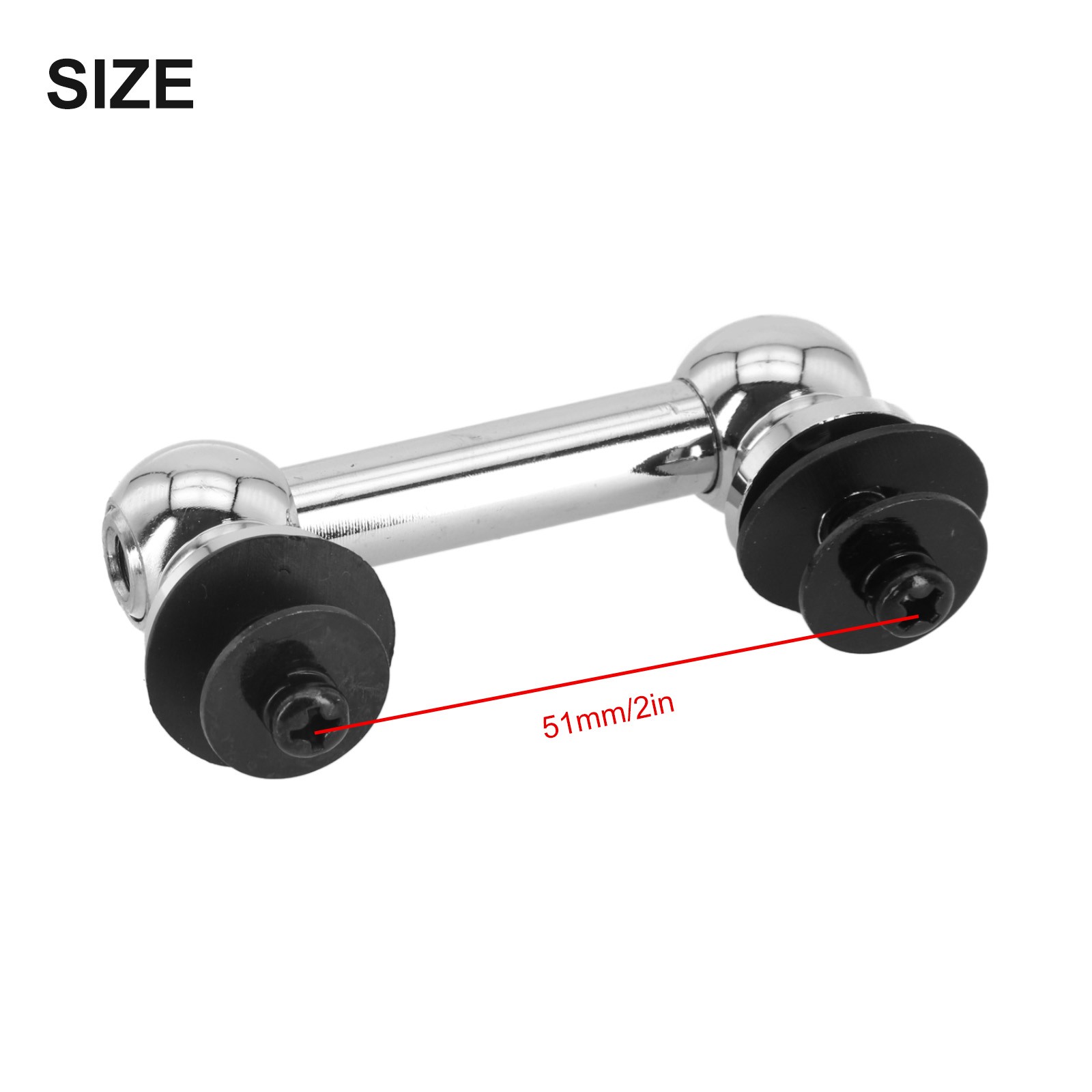 Snare Drum Lugs Double End Hole Distance 26mm 38mm 51mm 66mm 80mm with Screws - Picture 50 of 88