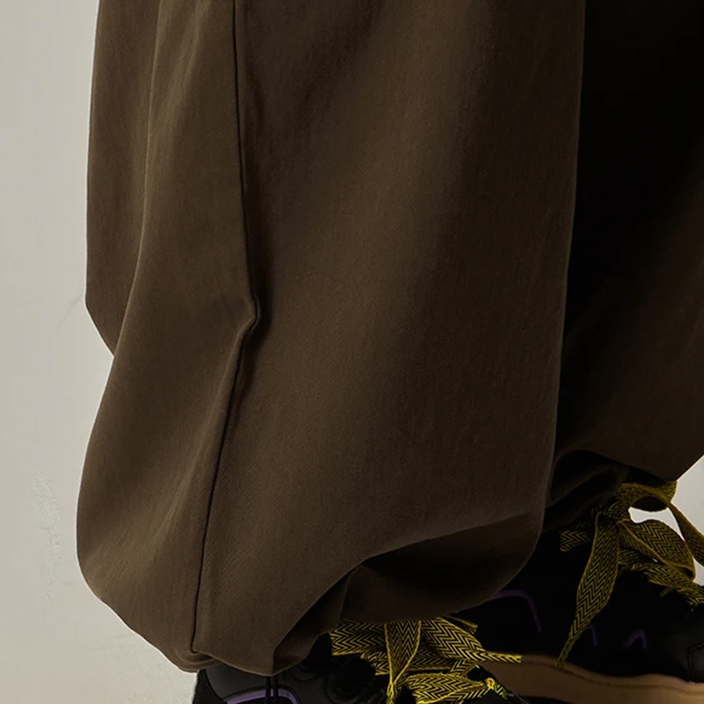Men's Oversize Cargo Pants Japanese Baggy Trousers for Streetwear Style - Picture 17 of 27