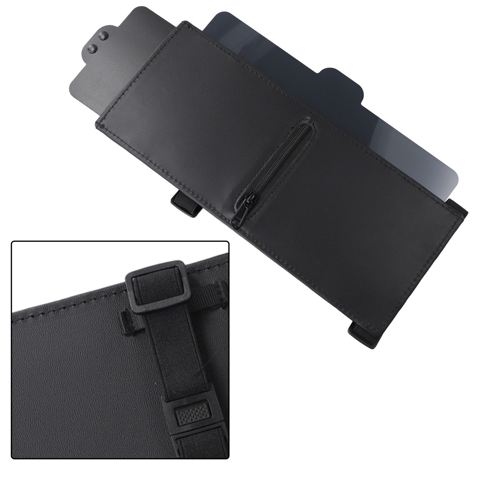 Sturdy PU Leather Sunshade Extender with Polarized Lens for Glare Reduction - Bild 37 von 39