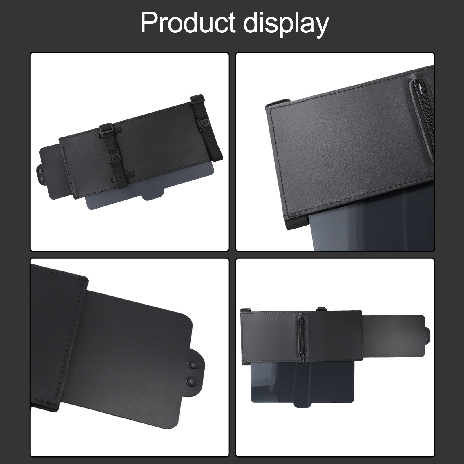 Sturdy PU Leather Sunshade Extender with Polarized Lens for Glare Reduction - Bild 29 von 39