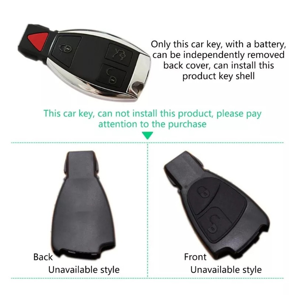 Appearance And Functionality Car Key Rear Cover PVC Picture Shown Seamless Fit