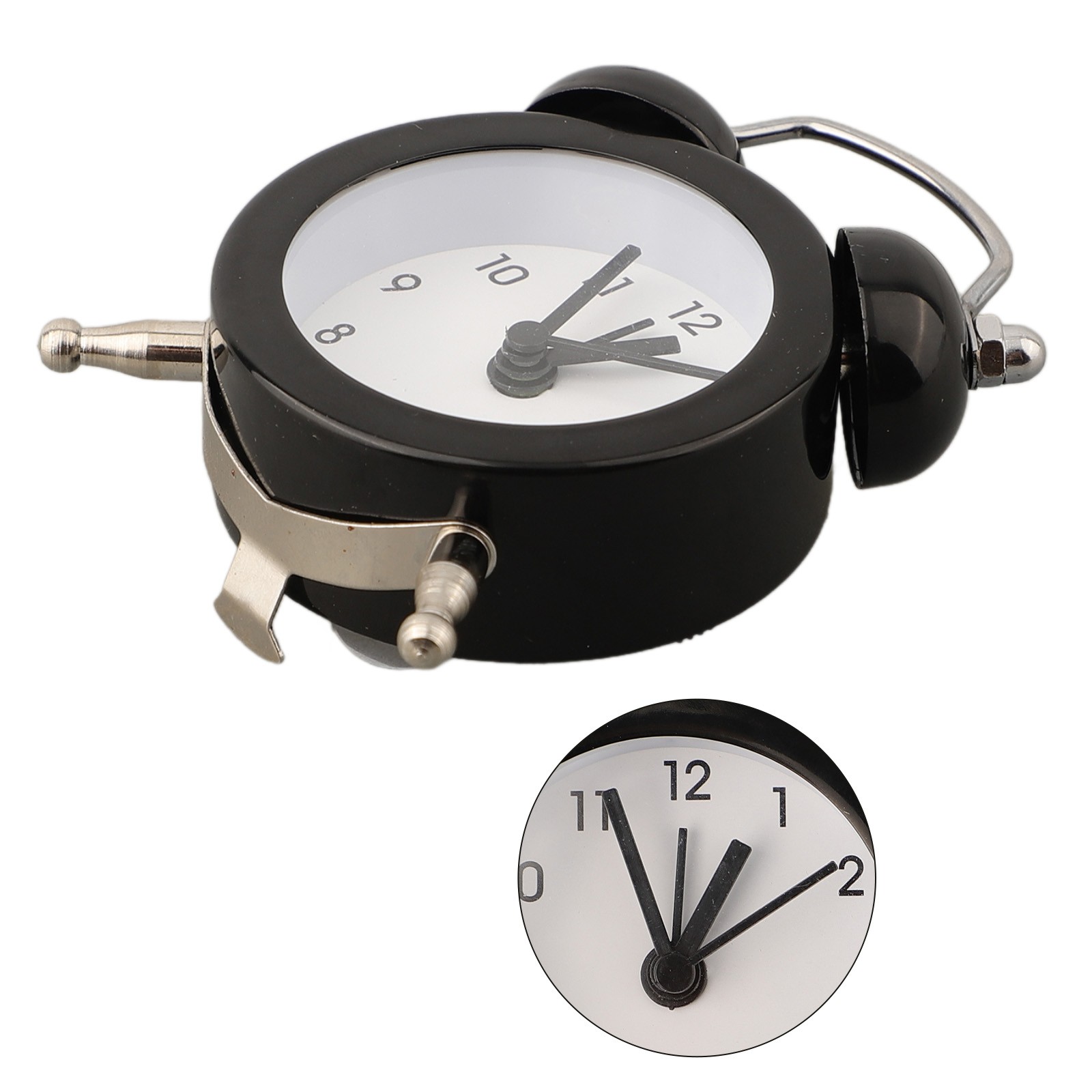 Elegante Sveglia Doppia Campana con Funzione Snooze per Comodino Notturno - Foto 63 di 66