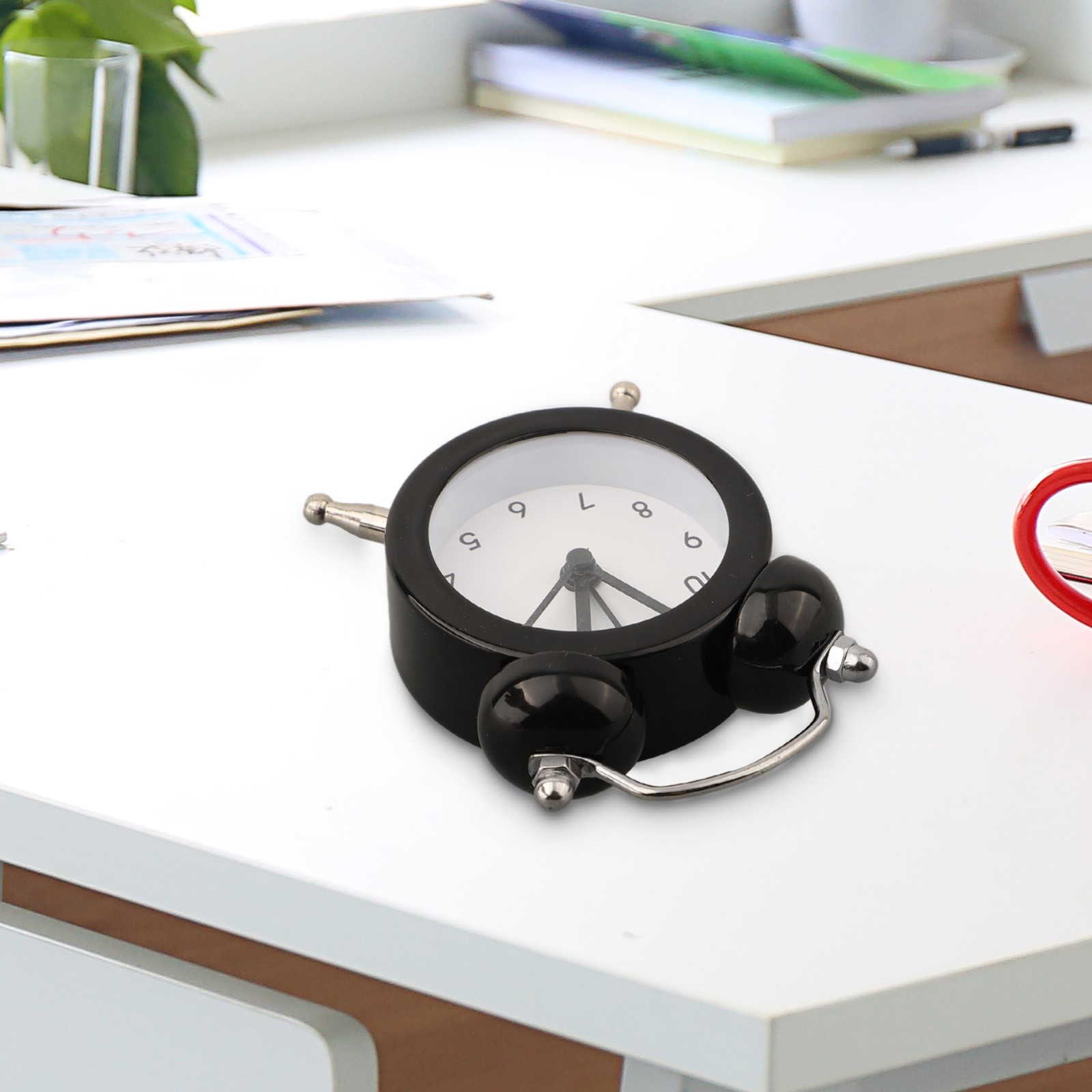 Elegante Sveglia Doppia Campana con Funzione Snooze per Comodino Notturno - Foto 56 di 66