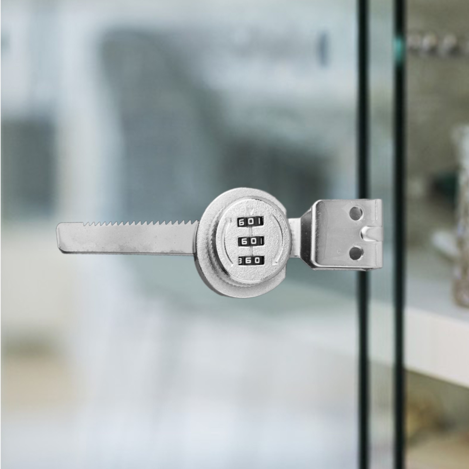 Stylish and Secure Glass Cabinet Lock Choose from Black Silver or Gold - Picture 39 of 50