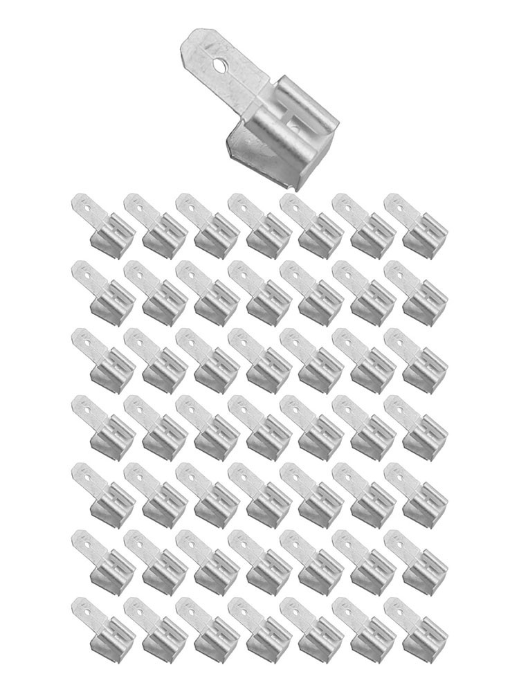 Terminales de crimpado de doble pala de desconexión rápida cobre estañado 25/50/100 piezas - Imagen 39 de 51