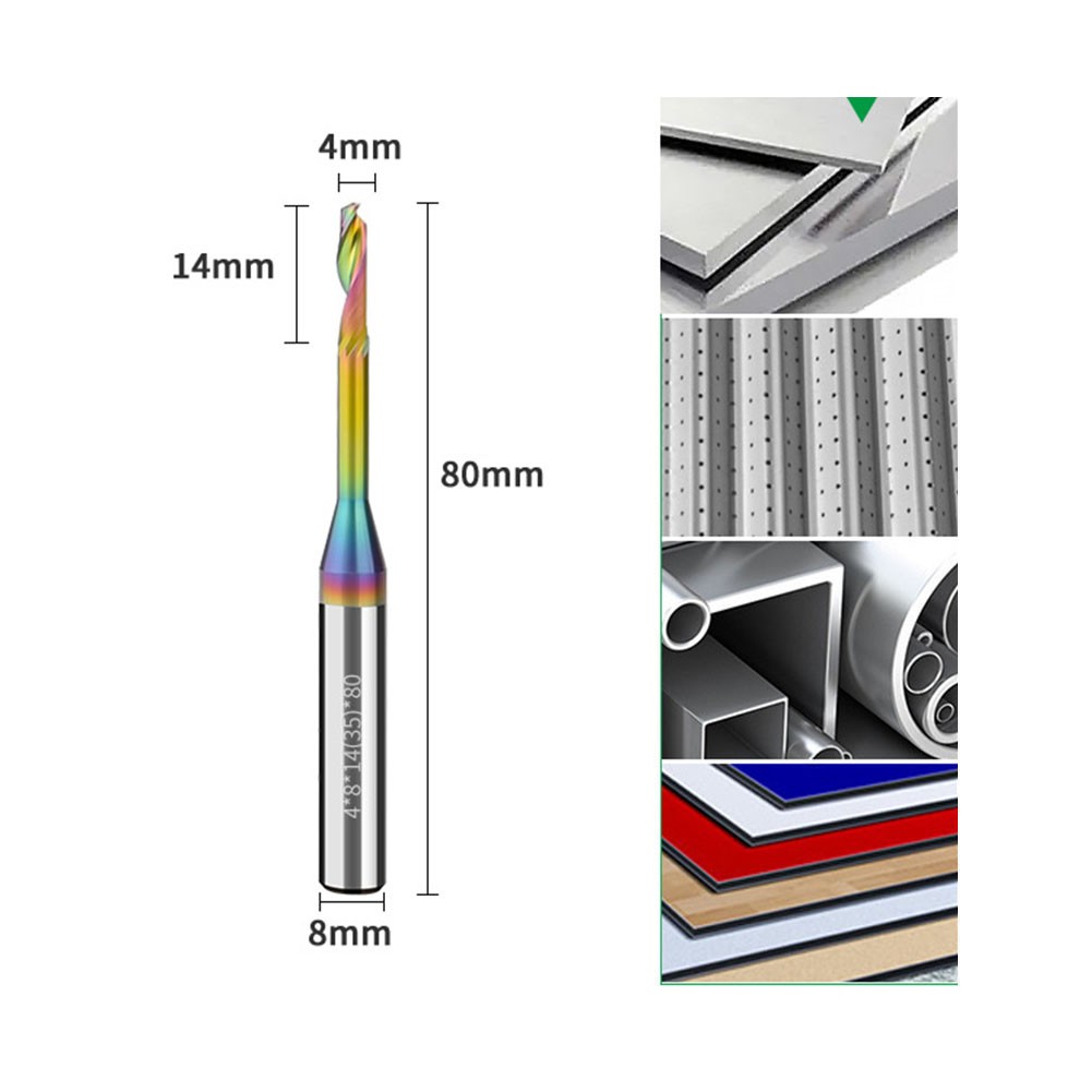 Long lasting Aluminum Milling Cutter with Up and Down Spiral Machining - Picture 21 of 82