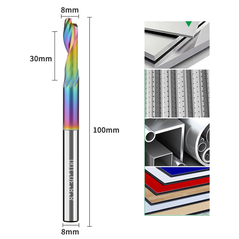 Long lasting Aluminum Milling Cutter with Up and Down Spiral Machining - Picture 66 of 82