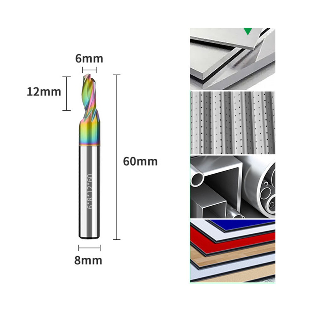 Long lasting Aluminum Milling Cutter with Up and Down Spiral Machining - Picture 17 of 82