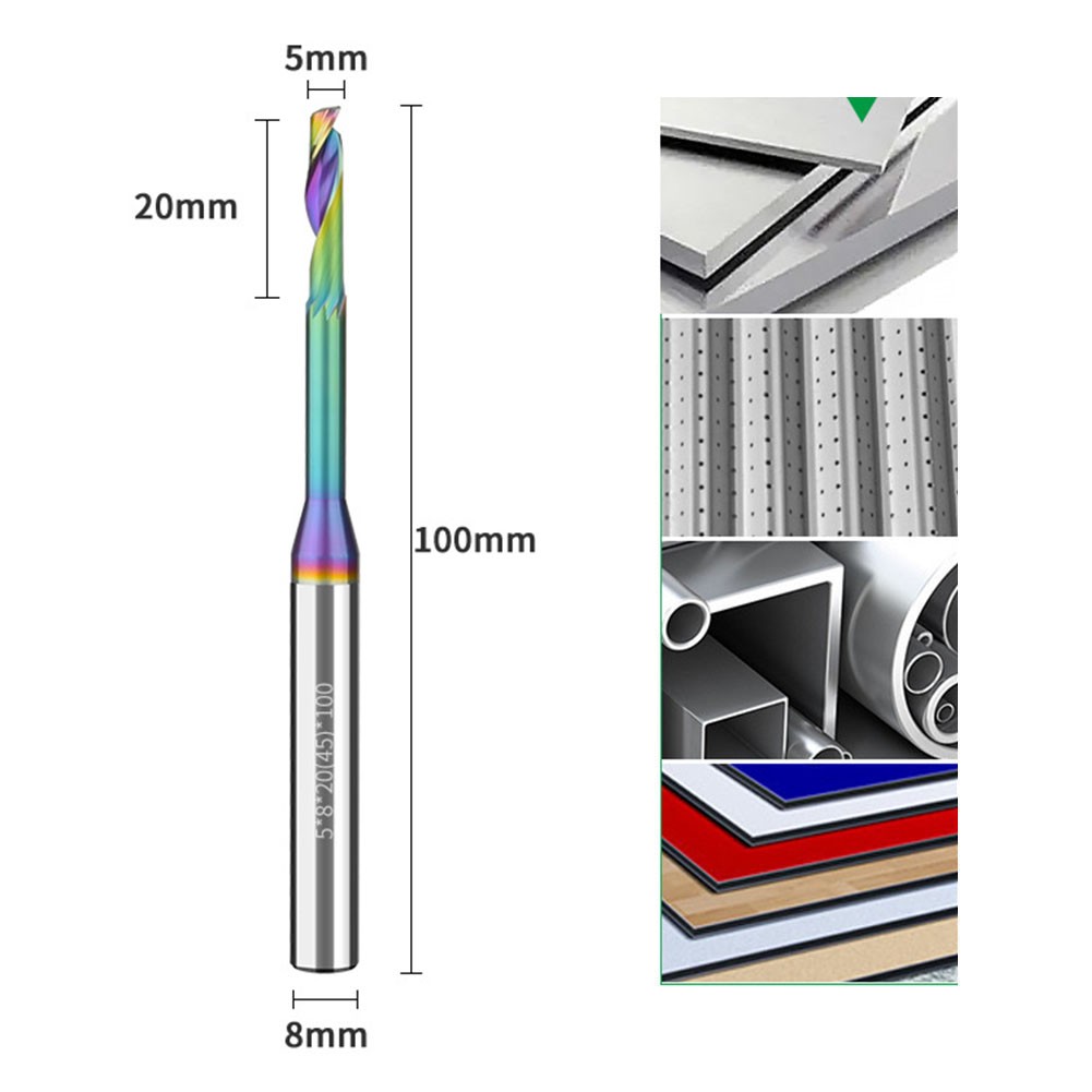 Long lasting Aluminum Milling Cutter with Up and Down Spiral Machining - Picture 53 of 82