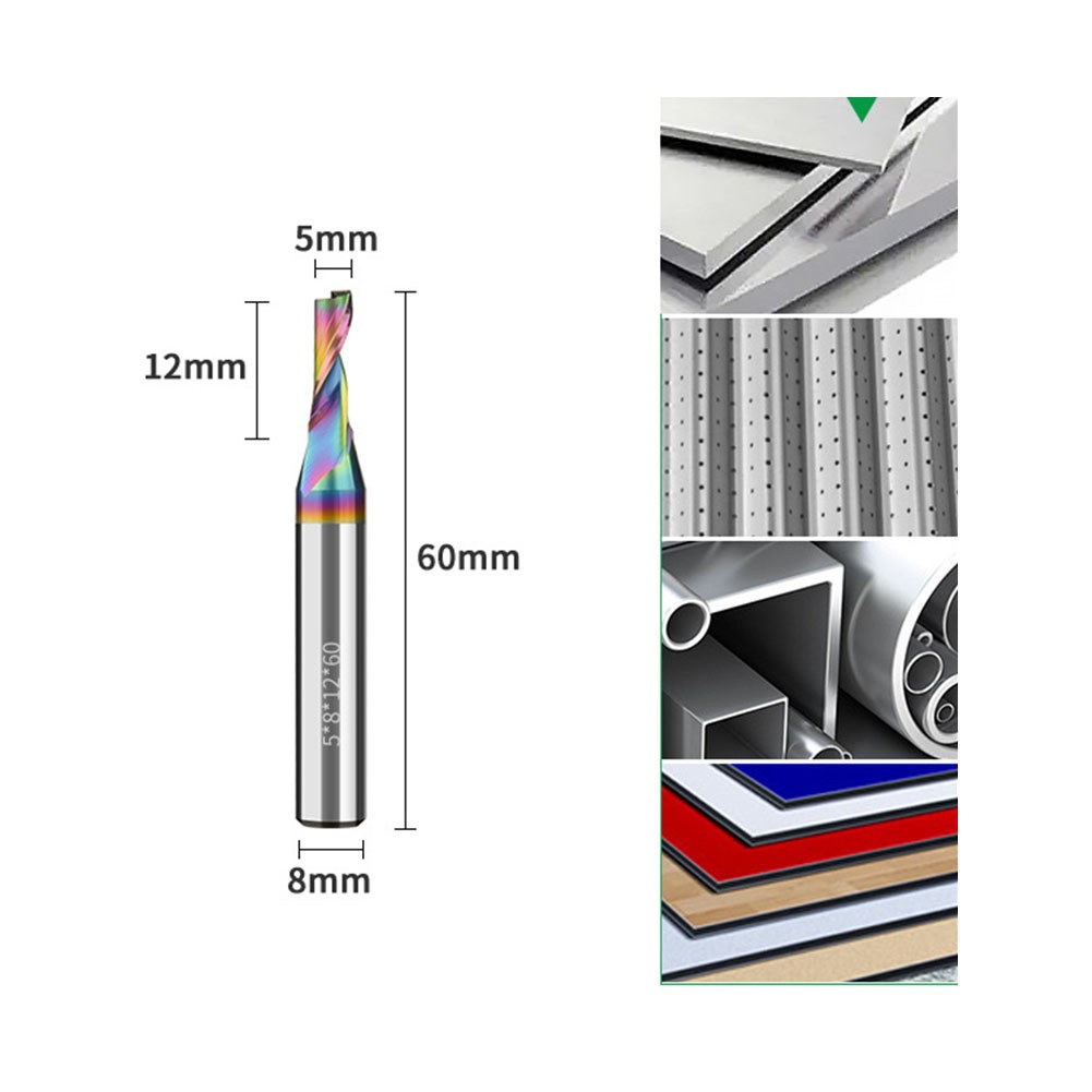 Long lasting Aluminum Milling Cutter with Up and Down Spiral Machining - Picture 15 of 82