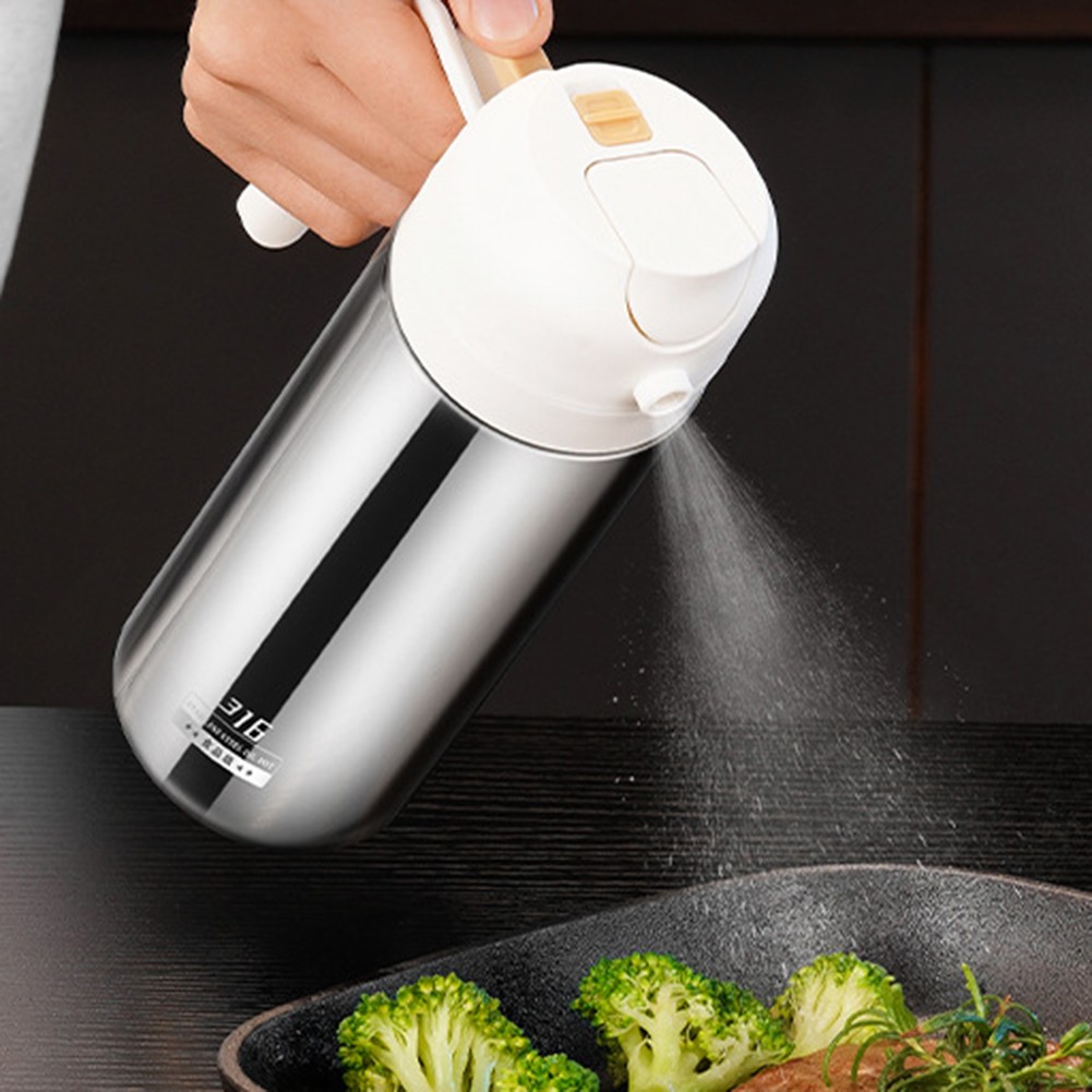 Stainless Steel Oil Pourer Spray Bottle with Drip and Spray Features Premium - Afbeelding 22 van 25