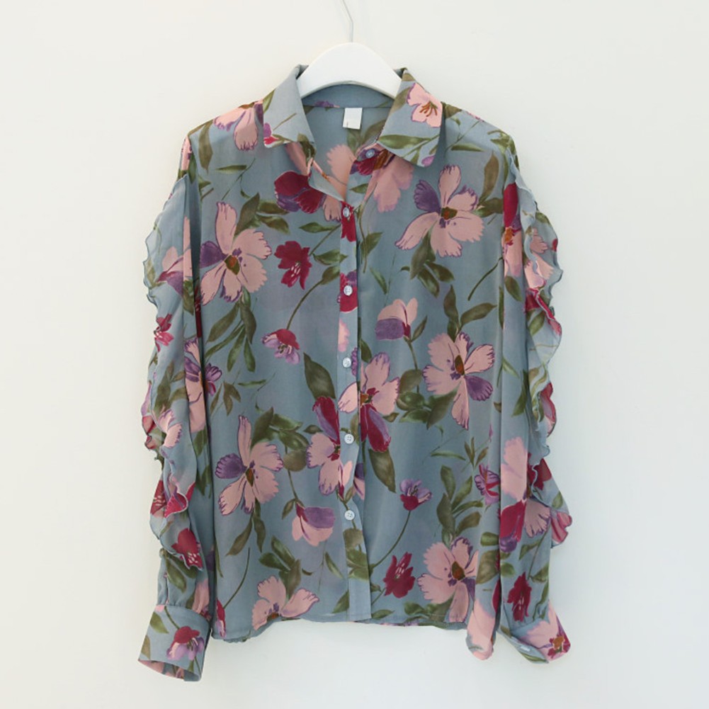 Langarm-Shirt Damenhemd Einfarbig Legerer Stil Polyester Für Den Urlaub - Picture 15 of 27