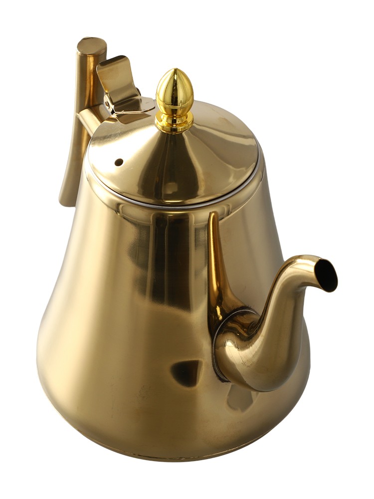 Premium Stainless Steel Coffee Pot with Thickened Base for Stability