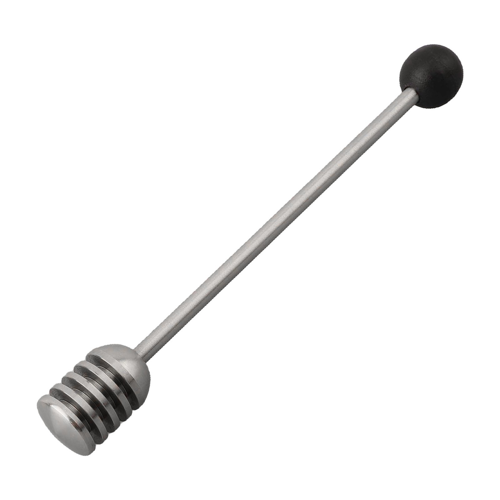 Serviteur liquidation de miel de mess en acier inoxydable avec motif rainuré