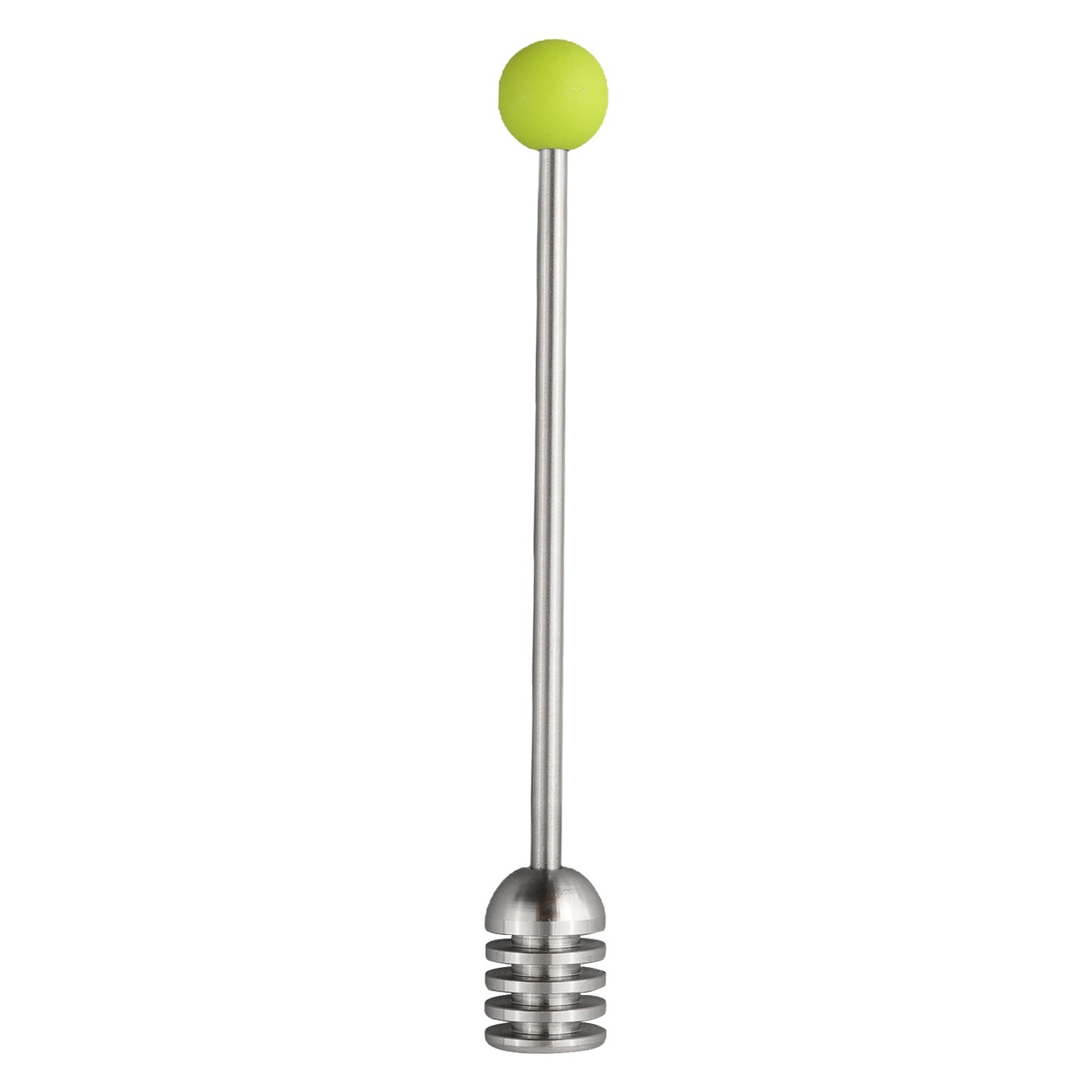 Serviteur de miel de mess en acier officiel inoxydable avec motif rainuré