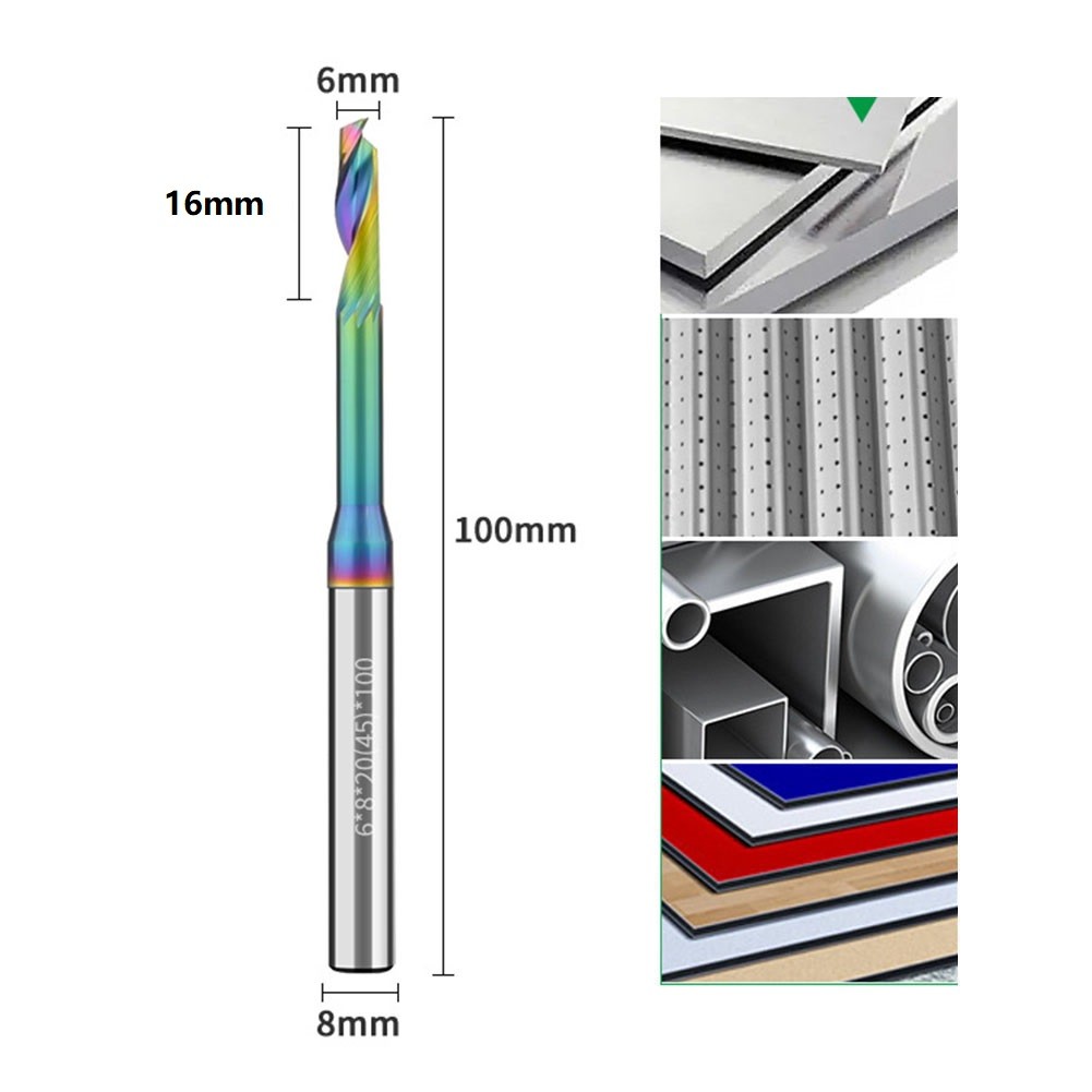 Long lasting Aluminum Milling Cutter with Up and Down Spiral Machining - Picture 49 of 82