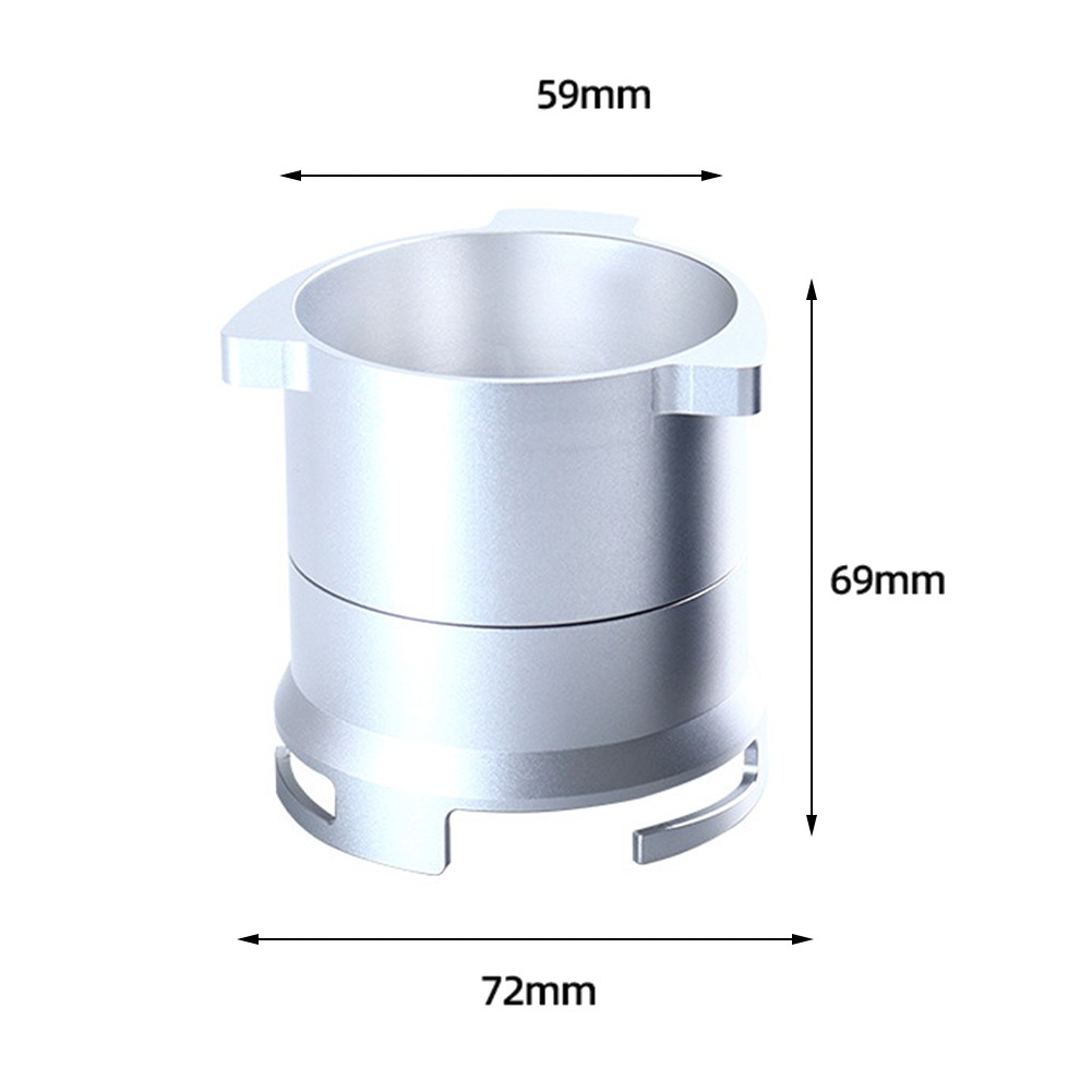 Innovativer quadratischer Filter Espresso Dosiertrichter optimale Geschmacksextr - Bild 22 von 25