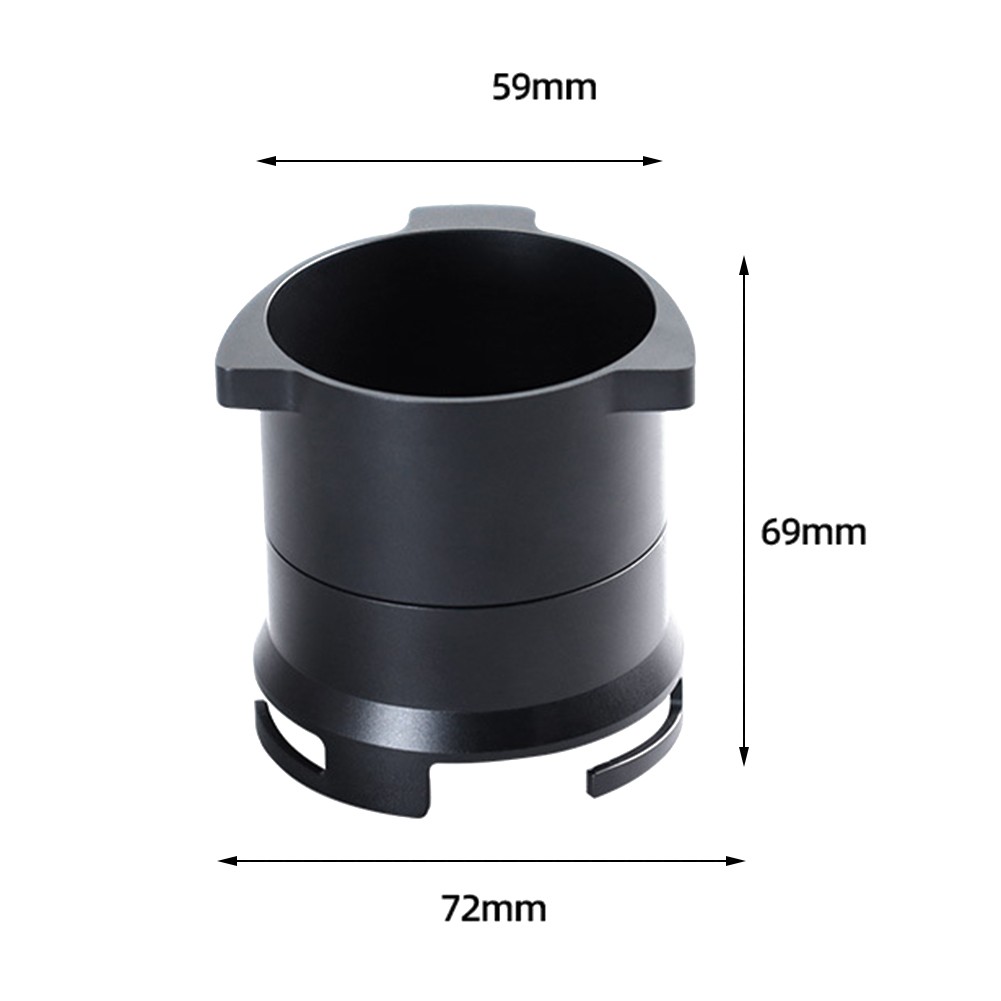 Innovativer quadratischer Filter Espresso Dosiertrichter optimale Geschmacksextr - Bild 14 von 25
