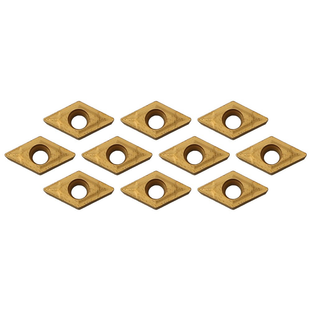 ASZLBYM 20pcs Inserts De Tournage TCMT21.51 TCMT110204 En Carbure Pour Tournage Acier Inox