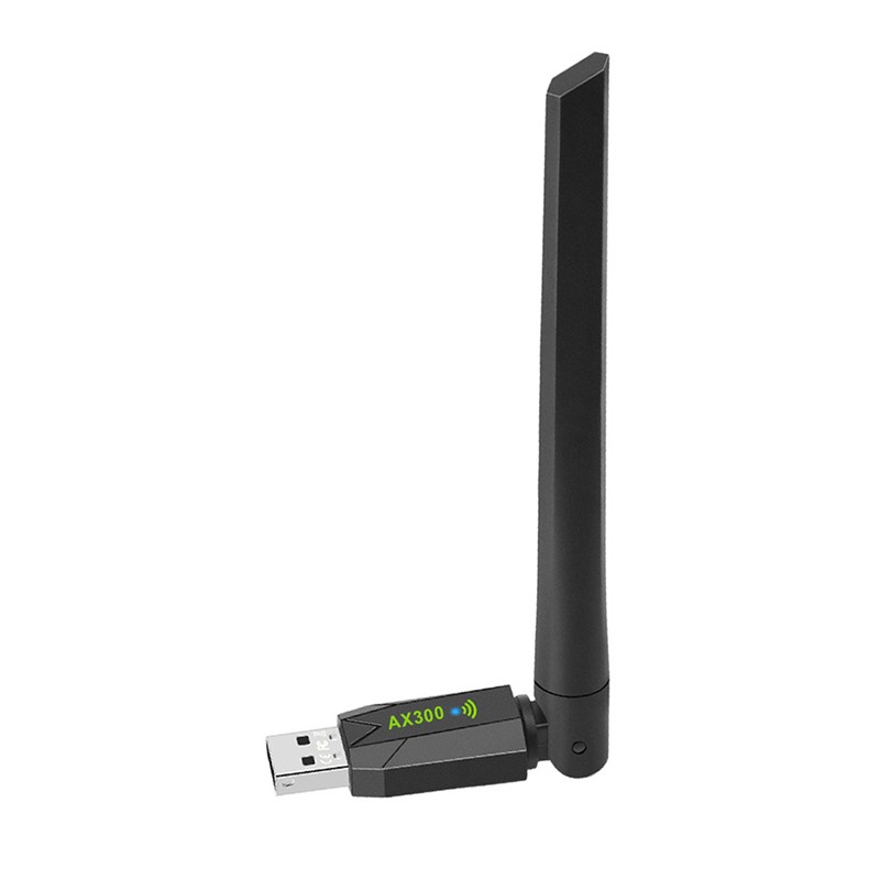 Dual Band USB WiFi Adapter for PC with Stable Network Connection in Black