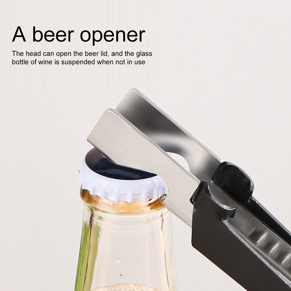 Iron Plating Can Opener NonSlip Lid Opener Multifunctional Bottle Opener