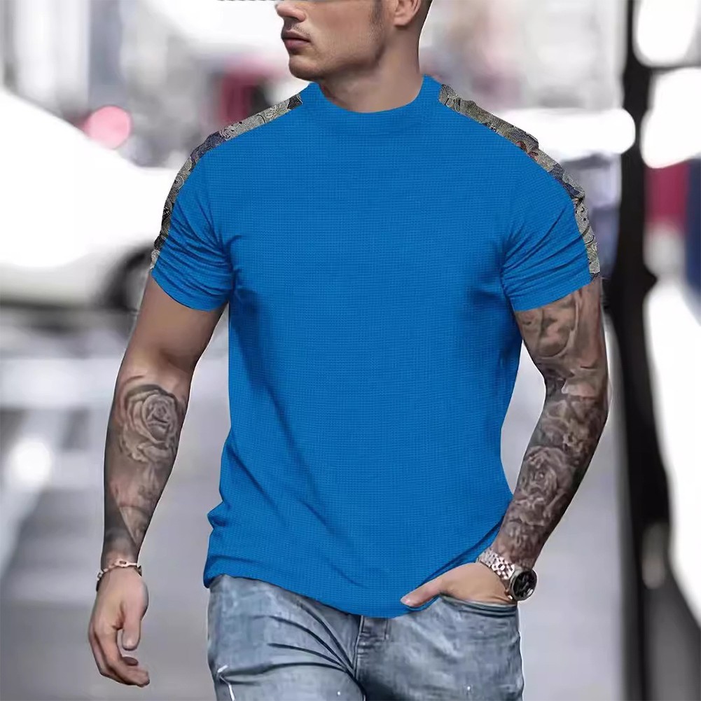 Bequem Spitze Kurzarmbluse Bluse Zur Seite Fahren Fitness Fitnessstudio - Picture 14 of 20