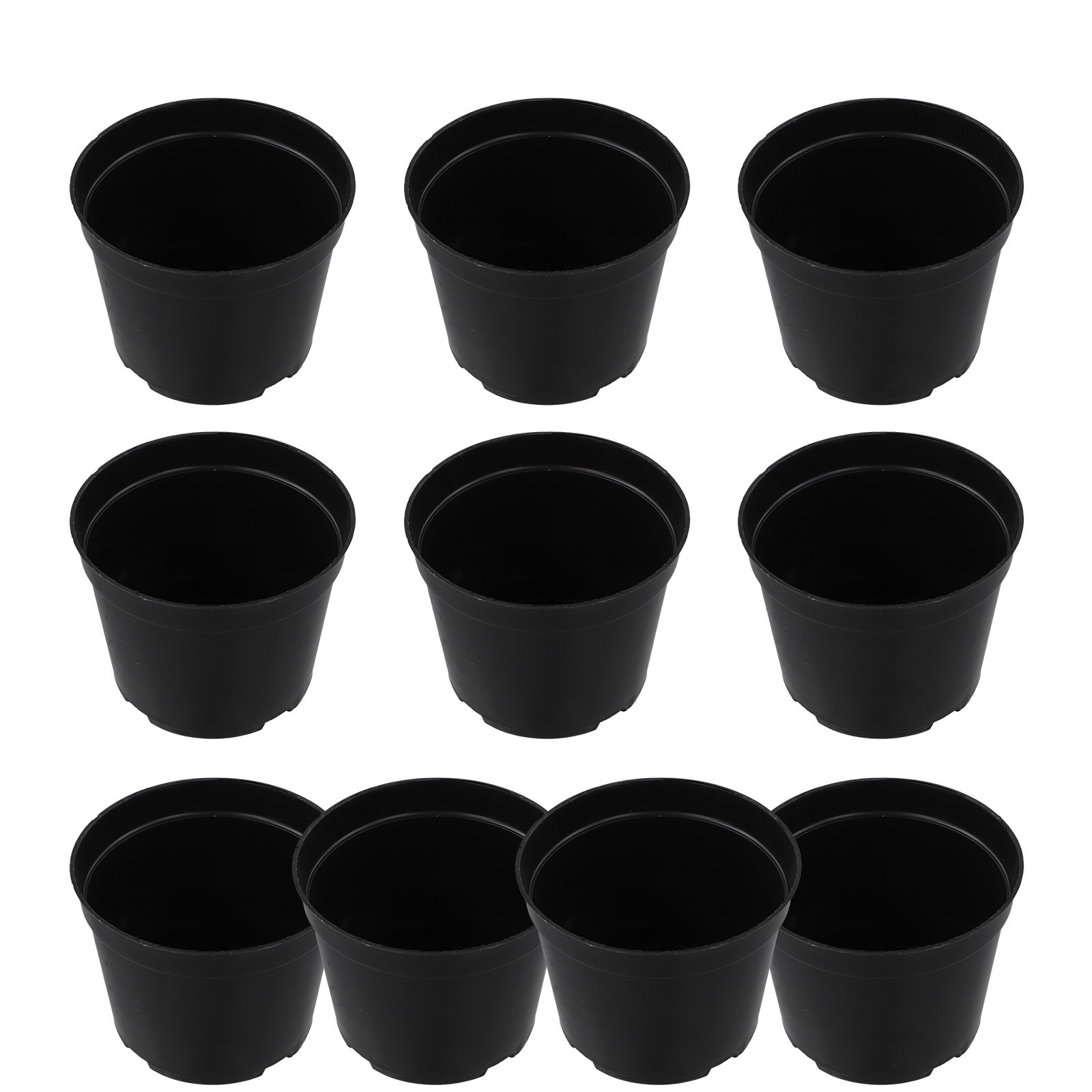 Nuevas macetas de plástico suministros de jardín hogar jardín varios tamaños - Imagen 63 de 64