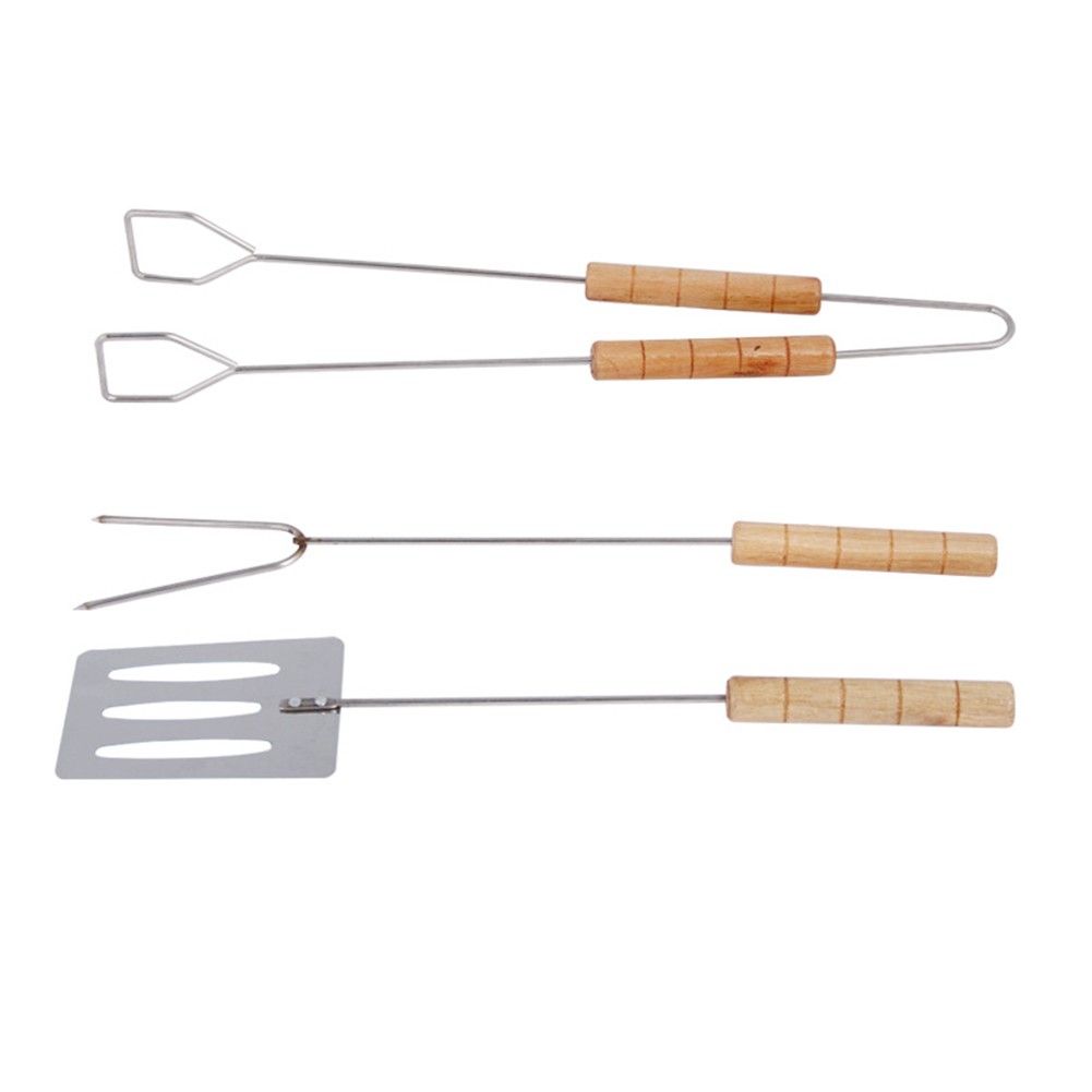 Premium Stainless Steel Barbecue Tool Kit Includes Clip Shovel and Fork