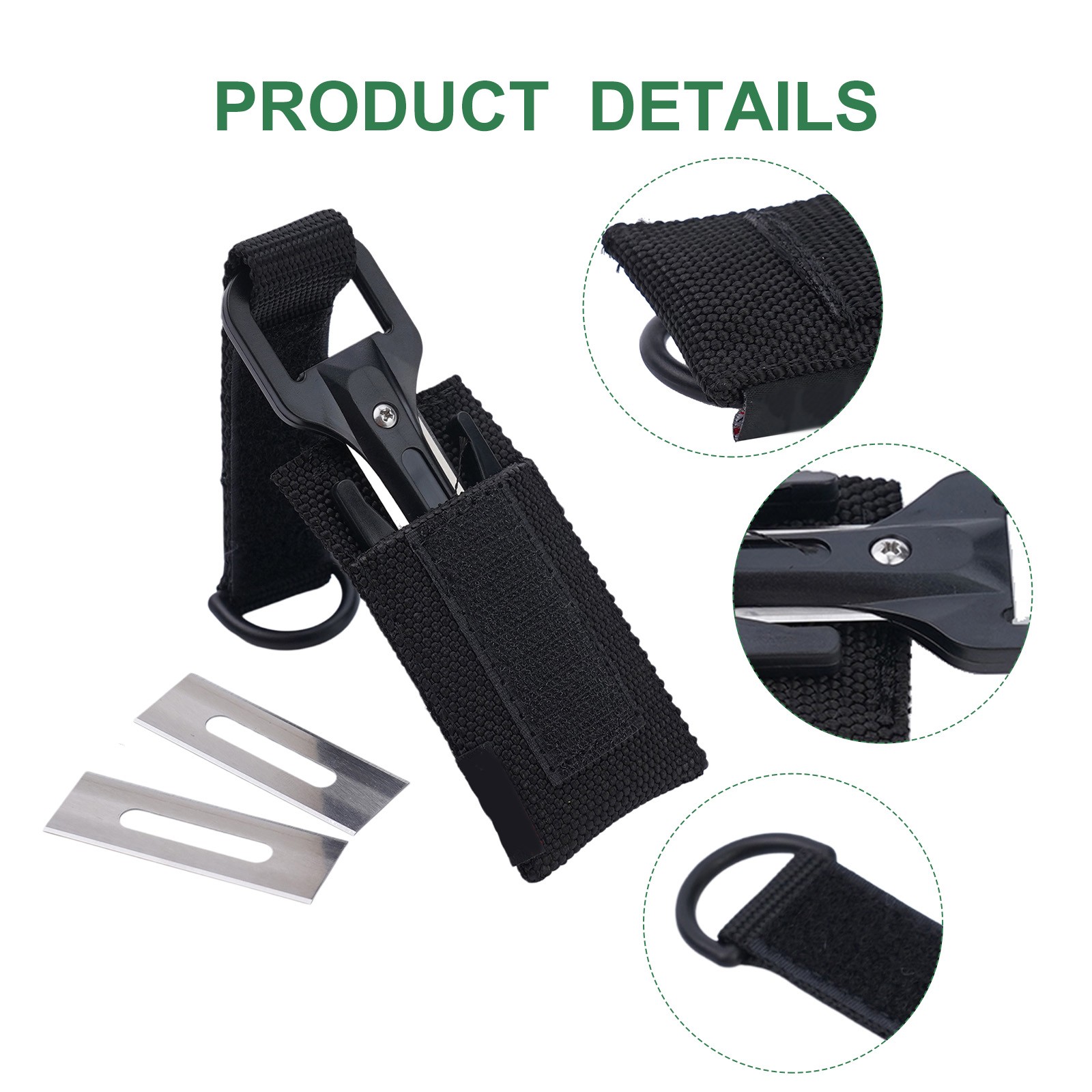 Compact Design Scuba Cutting Tool with vendu Stainless Steel Blade and Cover