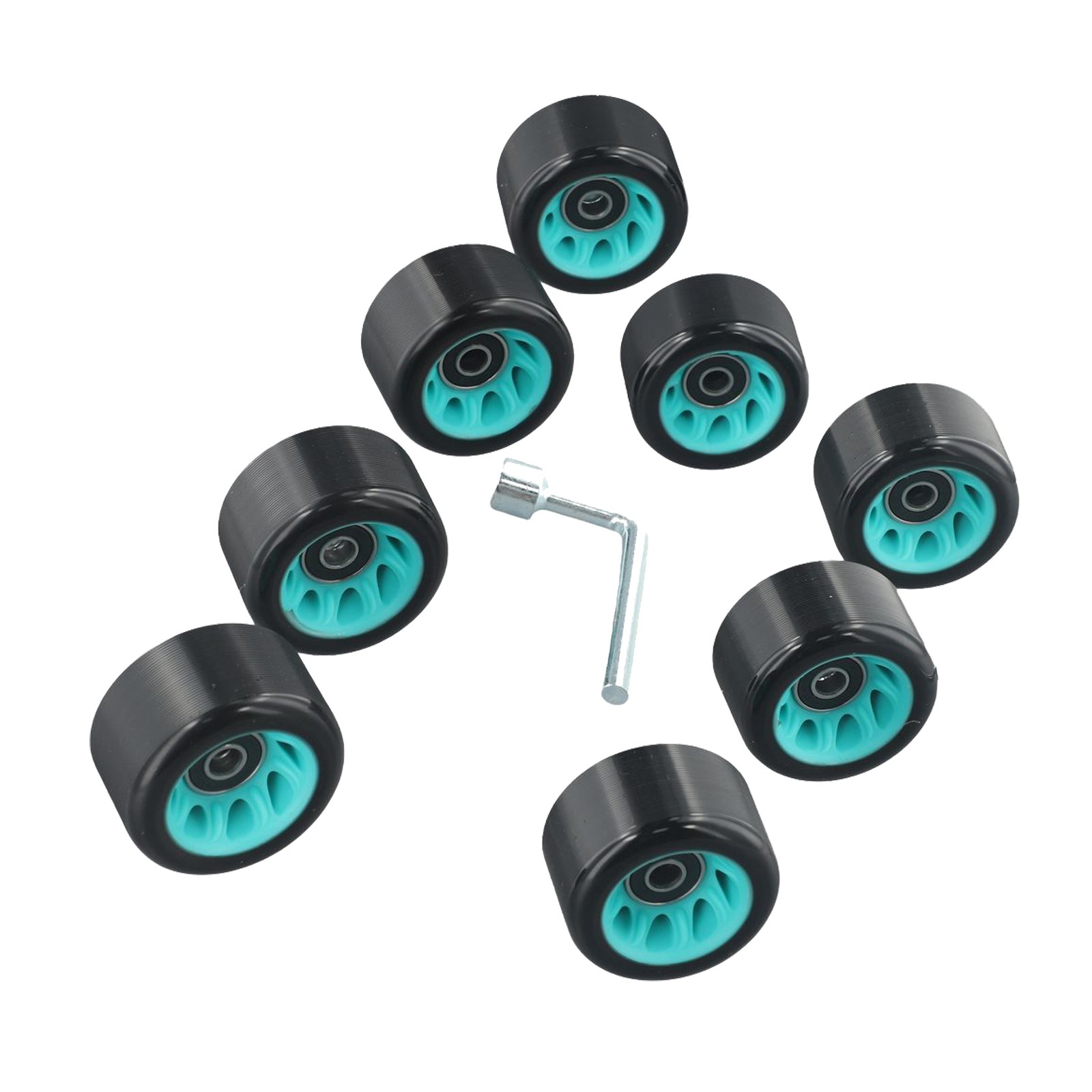 Ruote per pattini a rotelle in poliuretano 58 mm x 39 mm per un'esperienza di ro - Foto 15 di 59