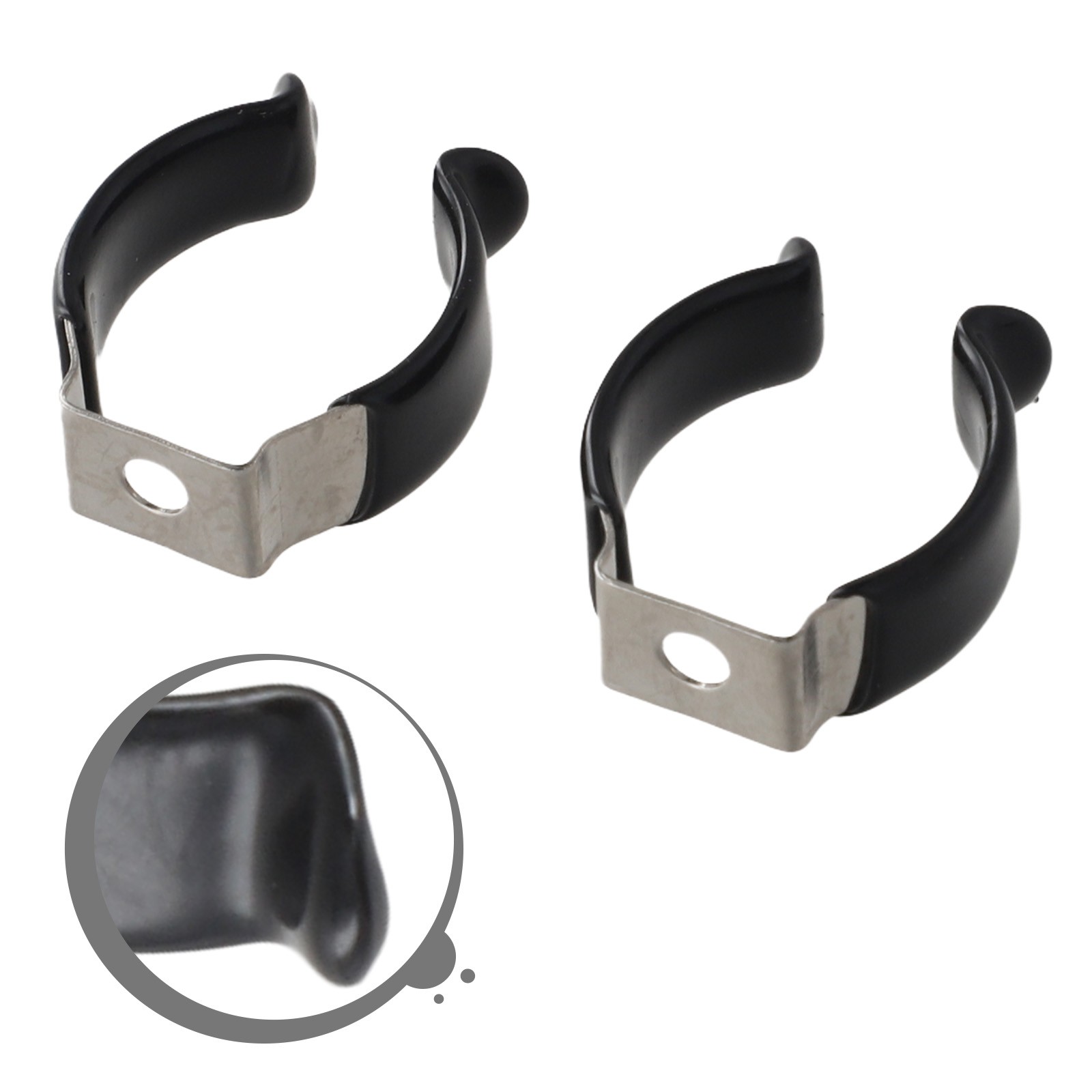 10x Narrow Base Tool Spring Terry Clips Pipe Clamp Heavy Duty Tool Storage Strap - Picture 39 of 59