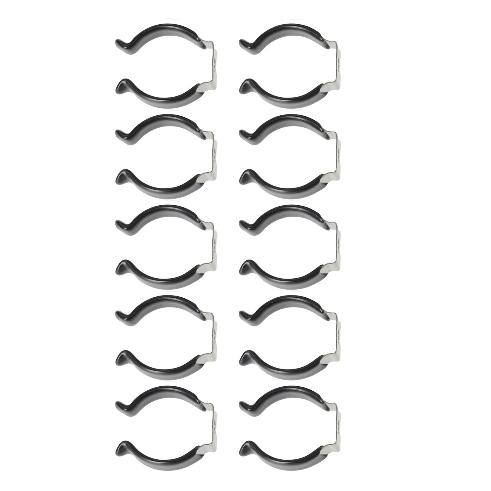 10x Narrow Base Tool Spring Terry Clips Pipe Clamp Heavy Duty Tool Storage Strap - Picture 38 of 59