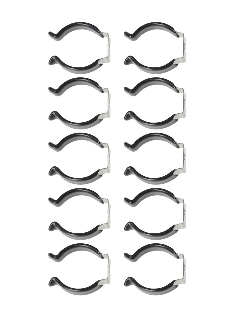 10x Narrow Base Tool Spring Terry Clips Pipe Clamp Heavy Duty Tool Storage Strap - Picture 48 of 59