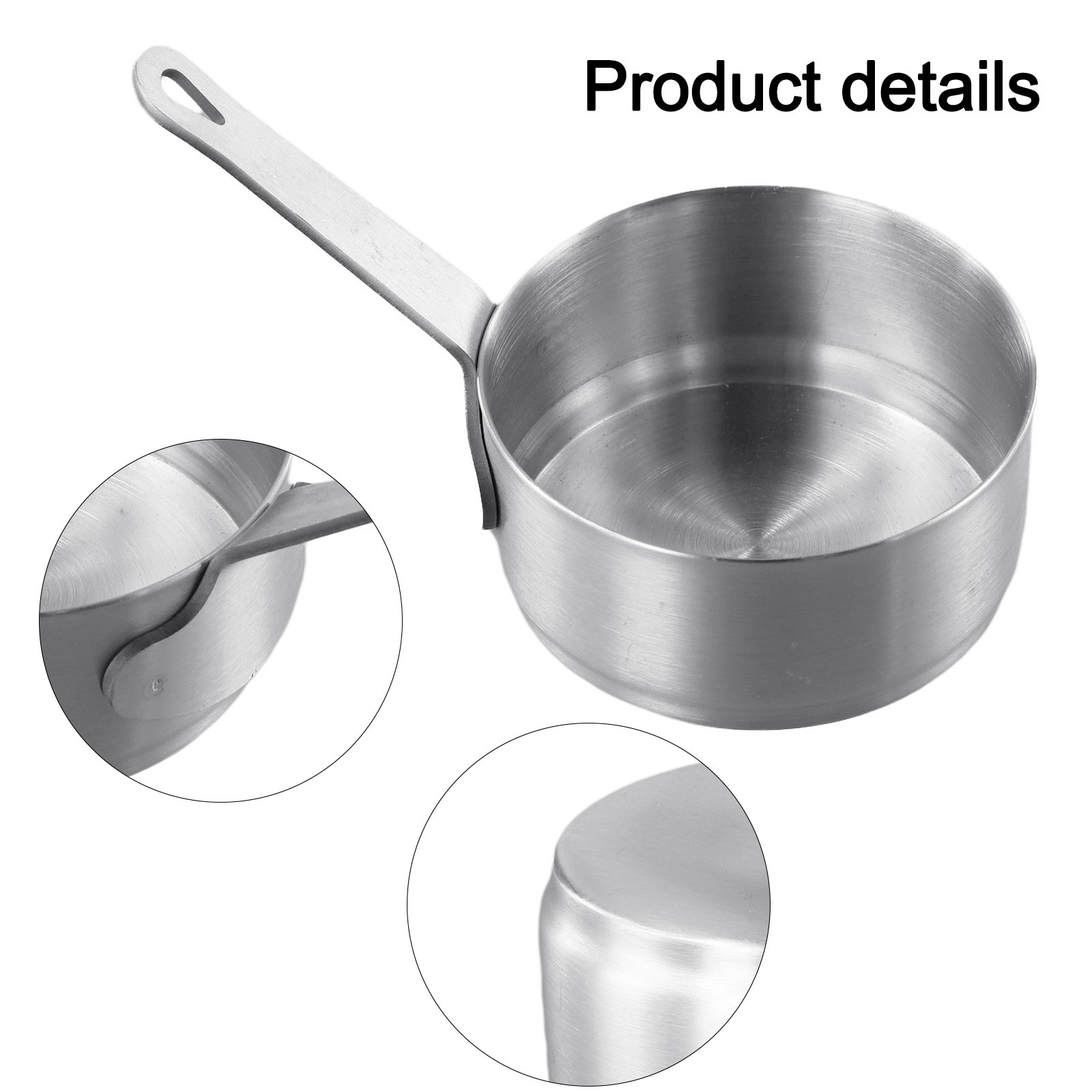 High Temperature Resistance Stainless Steel Saucepan Pan for Milk and Tea