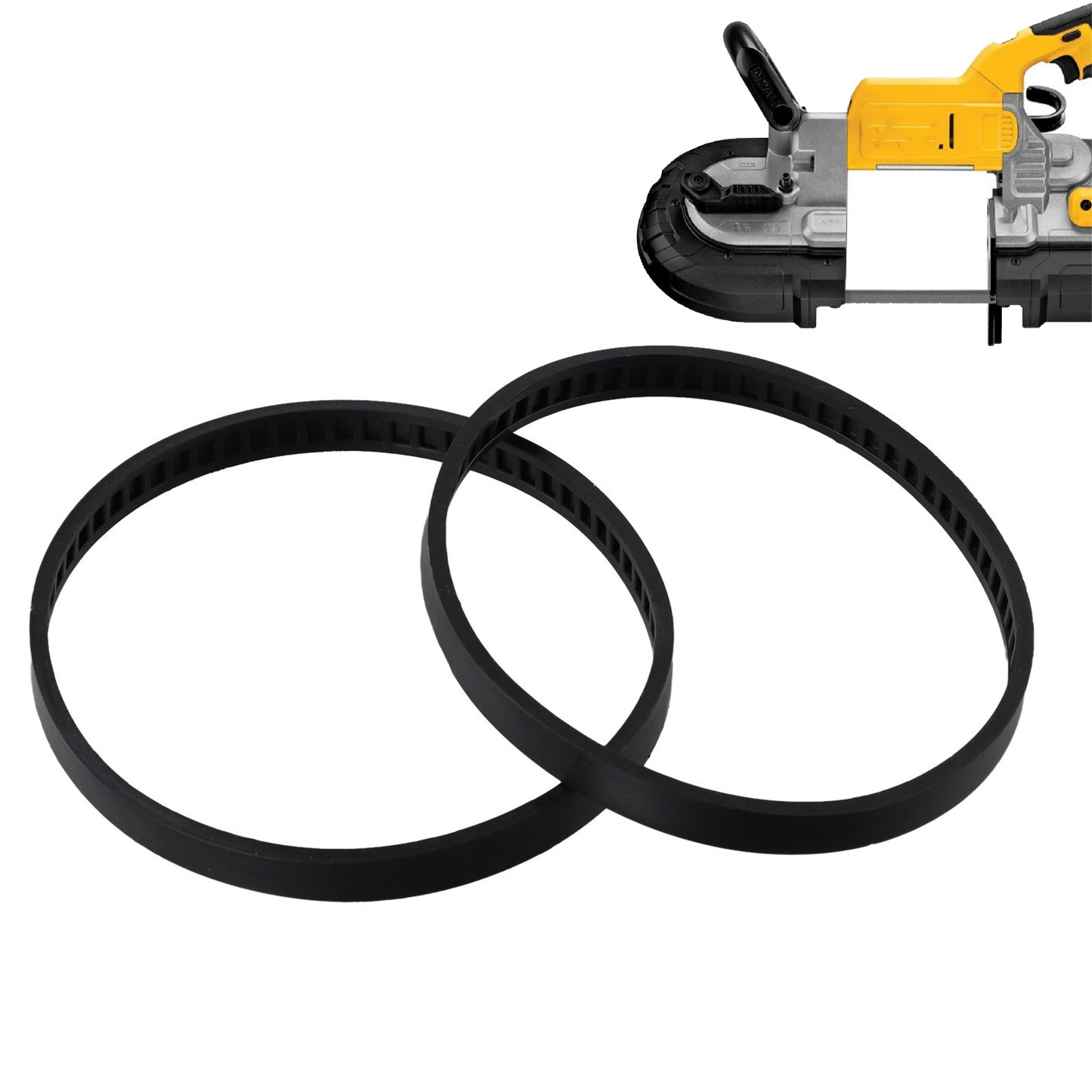 Showingo 4 PACK 45-69-0030 Blade Pulley Tires Compact Band Saw Replacement For Milwaukee Bandsaw 2629-20 6242-6 2429-20