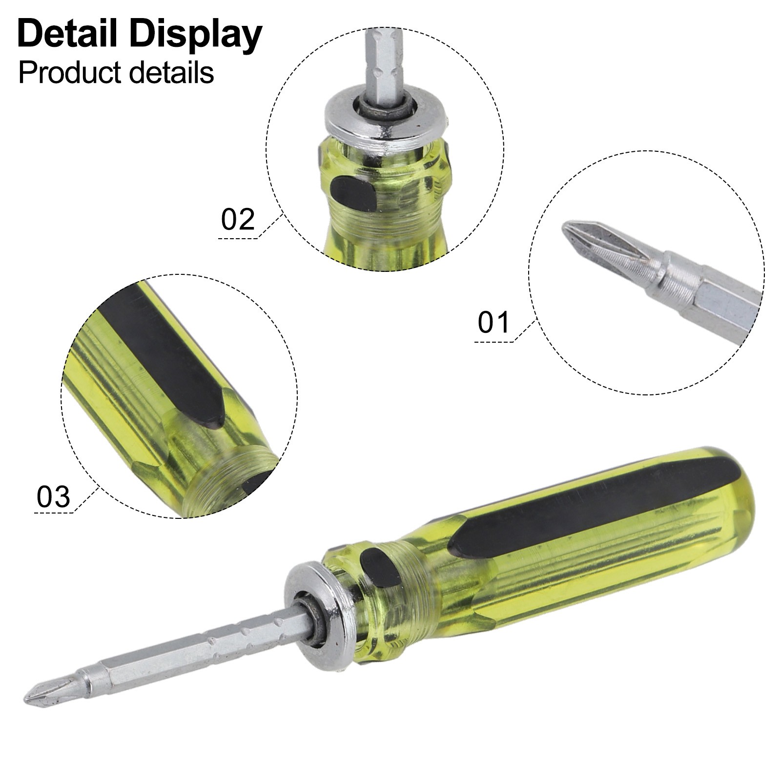 4 Way Screwdriver with Strong Magnetic Head for Mechanical Maintenance - Picture 40 of 73