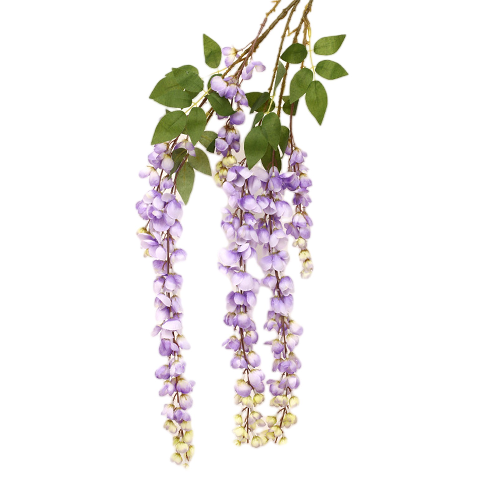 Artificial Hanging Plant Home Decor Garland Silk Wisteria Flowers Nearly Natural