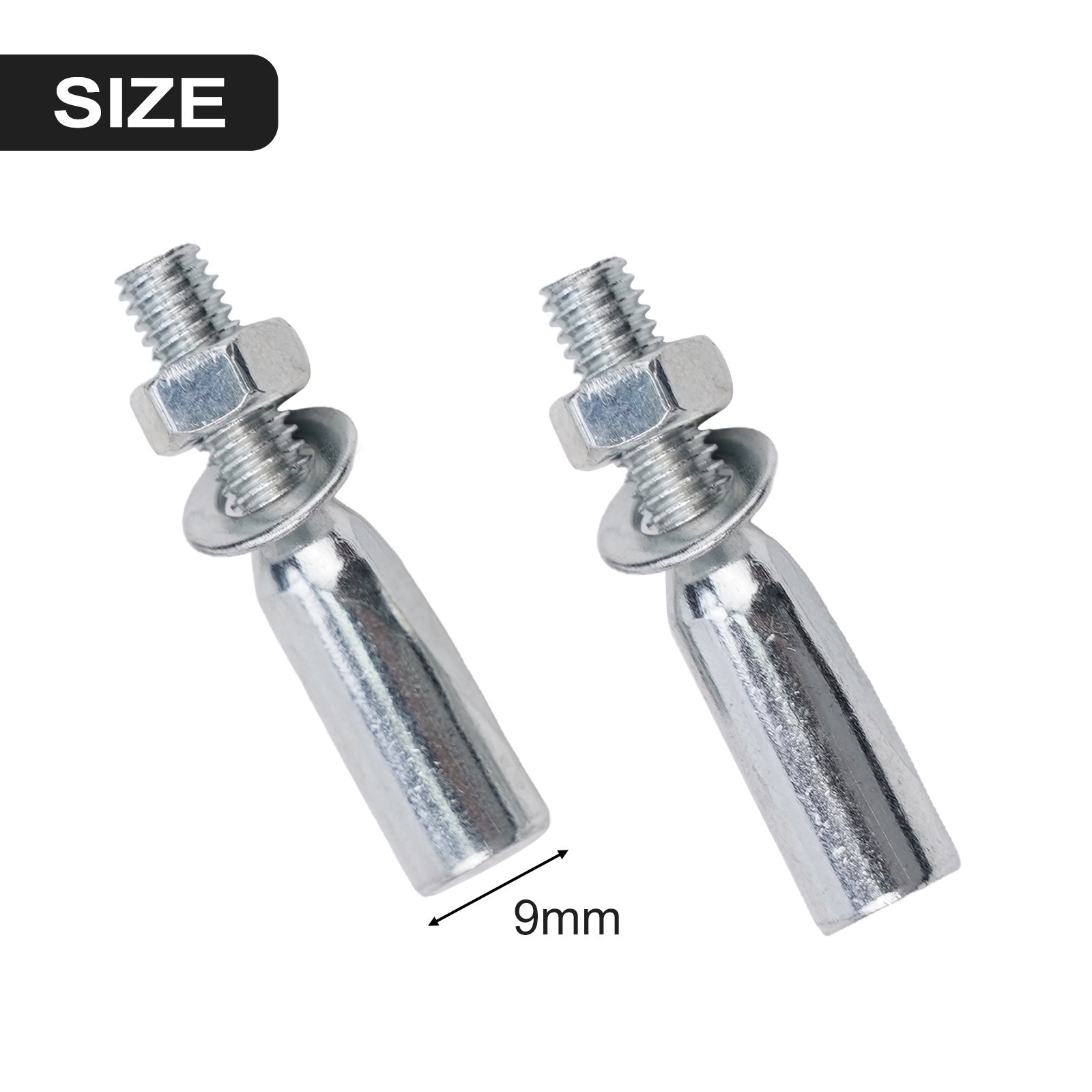 Bicycle Crank Wedges 8.5/9.0mm Bottom Bracket Wedge Short Steel Chain Plate Pins