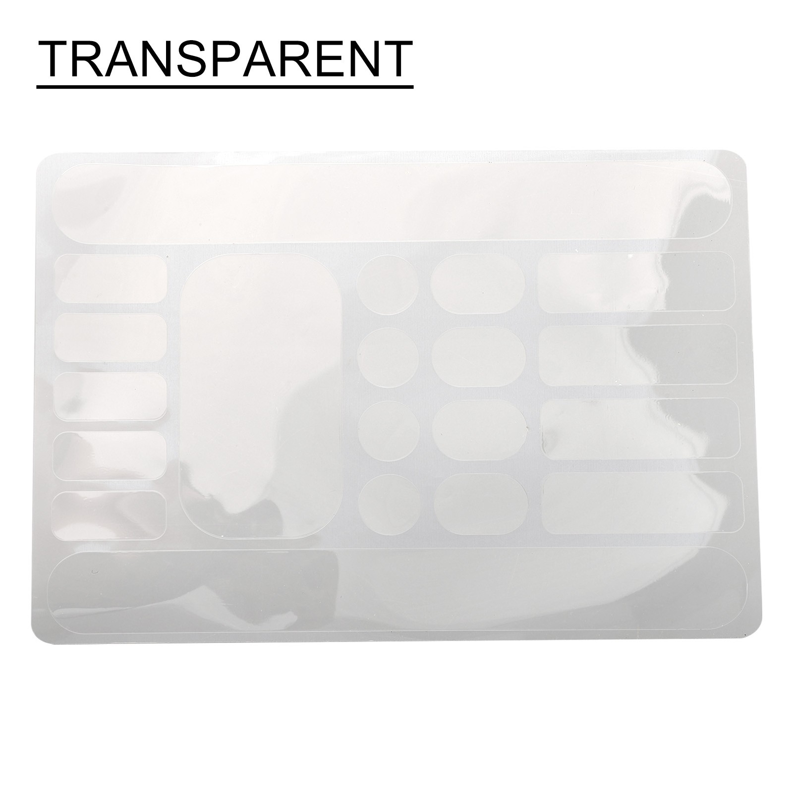Transparent Rectangular Strip for Upper Fork Lower Fork and Frame Chain Guard