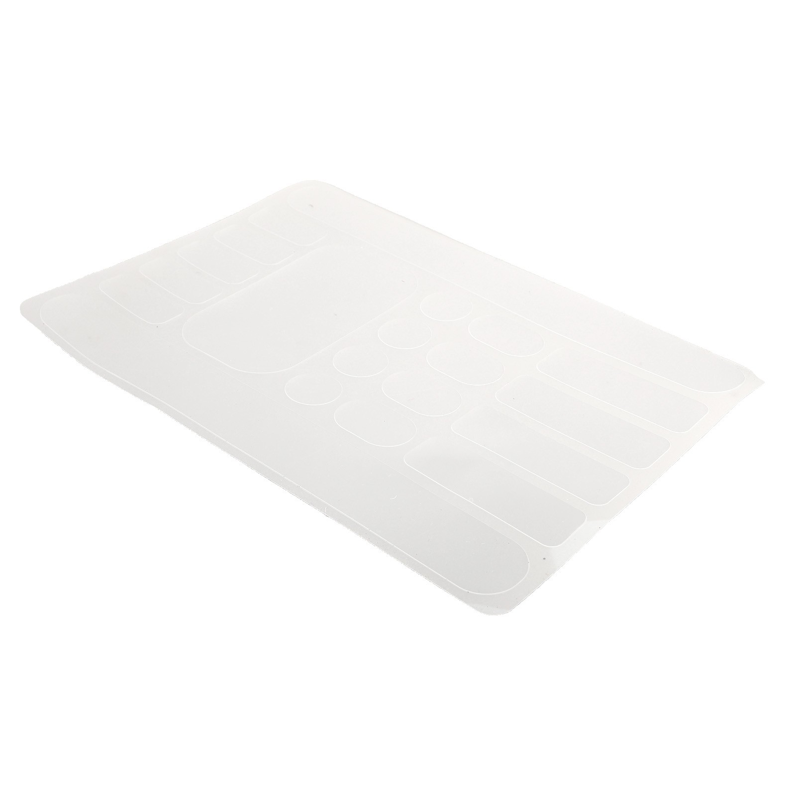 Transparent Rectangular Strip for Upper Fork Lower Fork and Frame Chain Guard